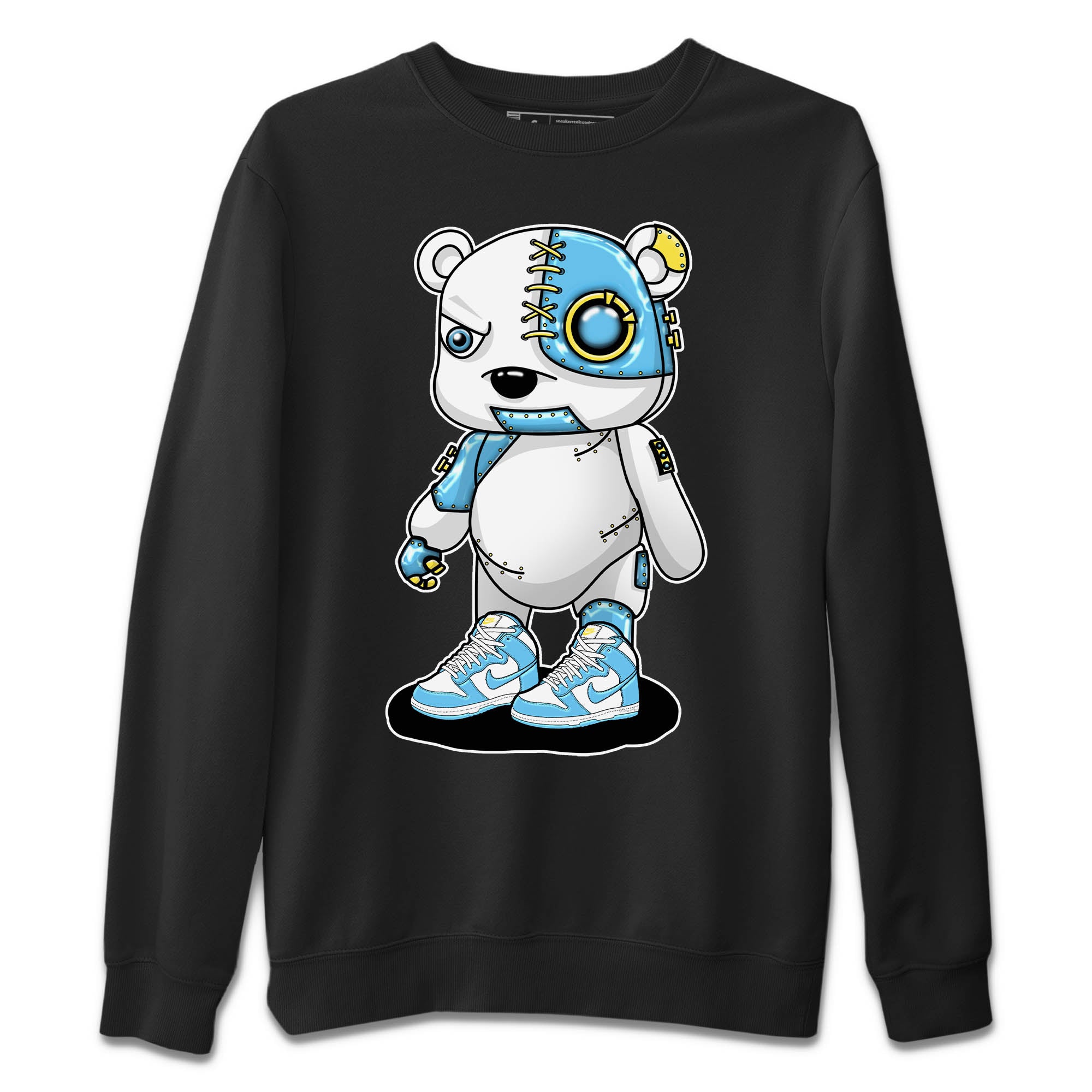 Cyborg Bear Unisex Tops - Dunk Blue Chill