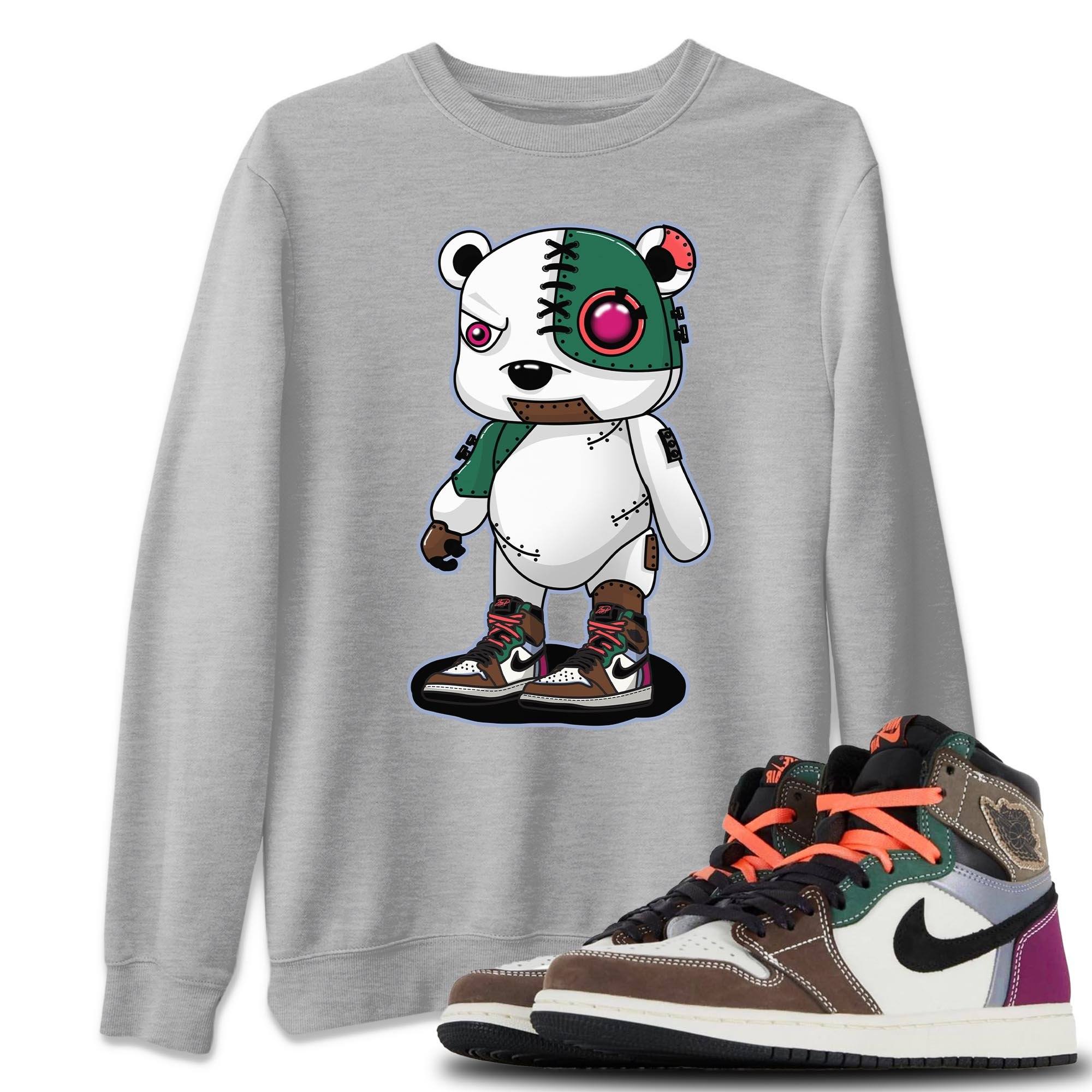 Cyborg Bear Unisex Tops - Air Jordan 1 Hand Crafted