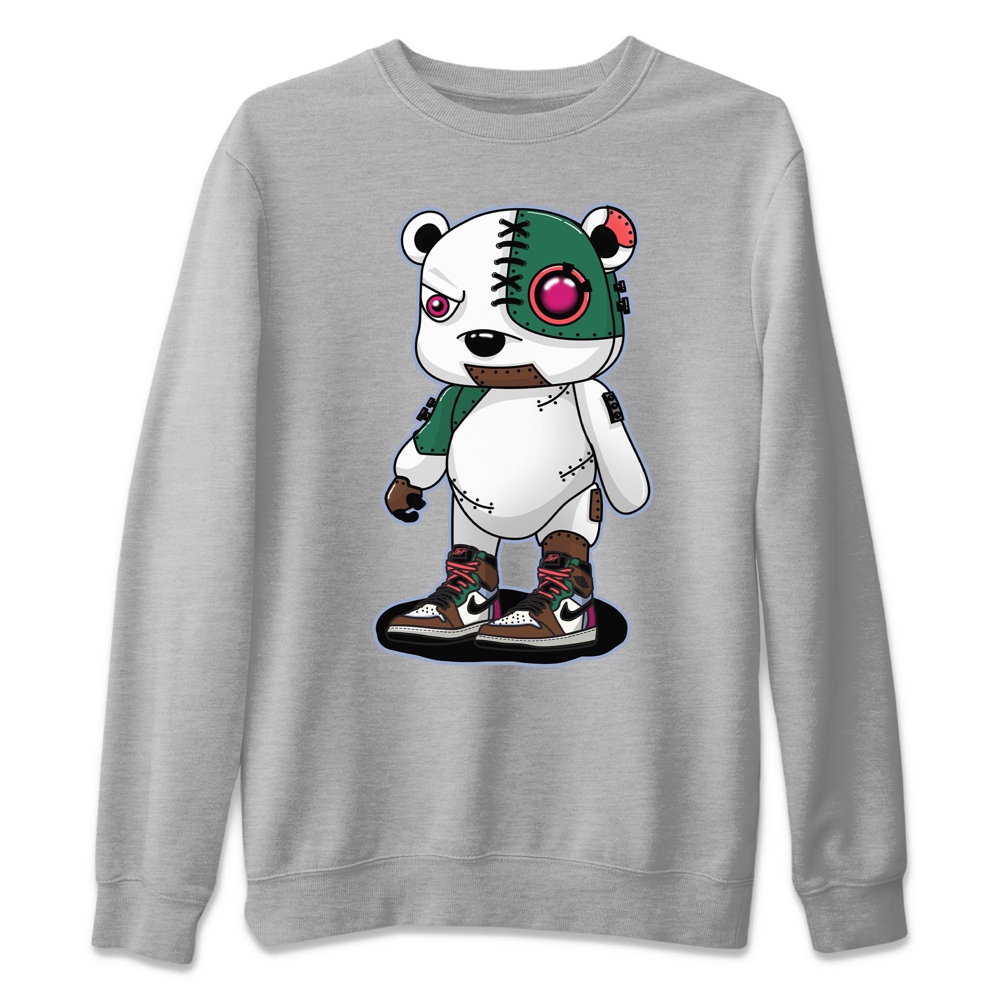 Cyborg Bear Unisex Tops - Air Jordan 1 Hand Crafted