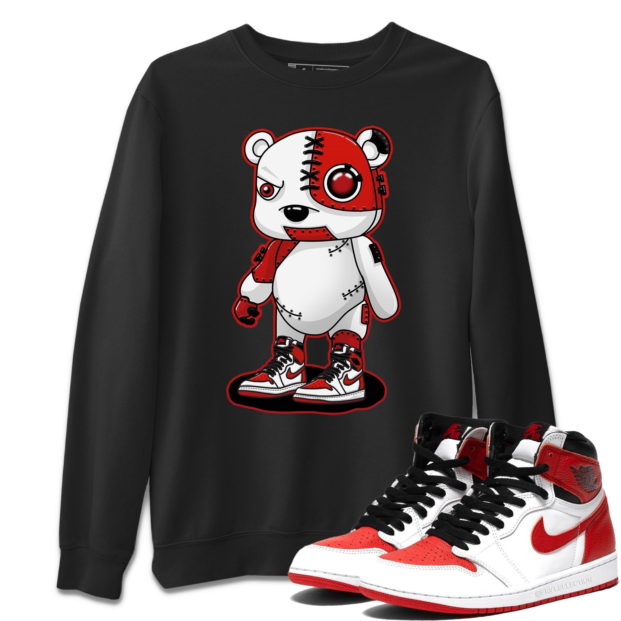 Cyborg Bear Unisex Tops - Air Jordan 1 Heritage