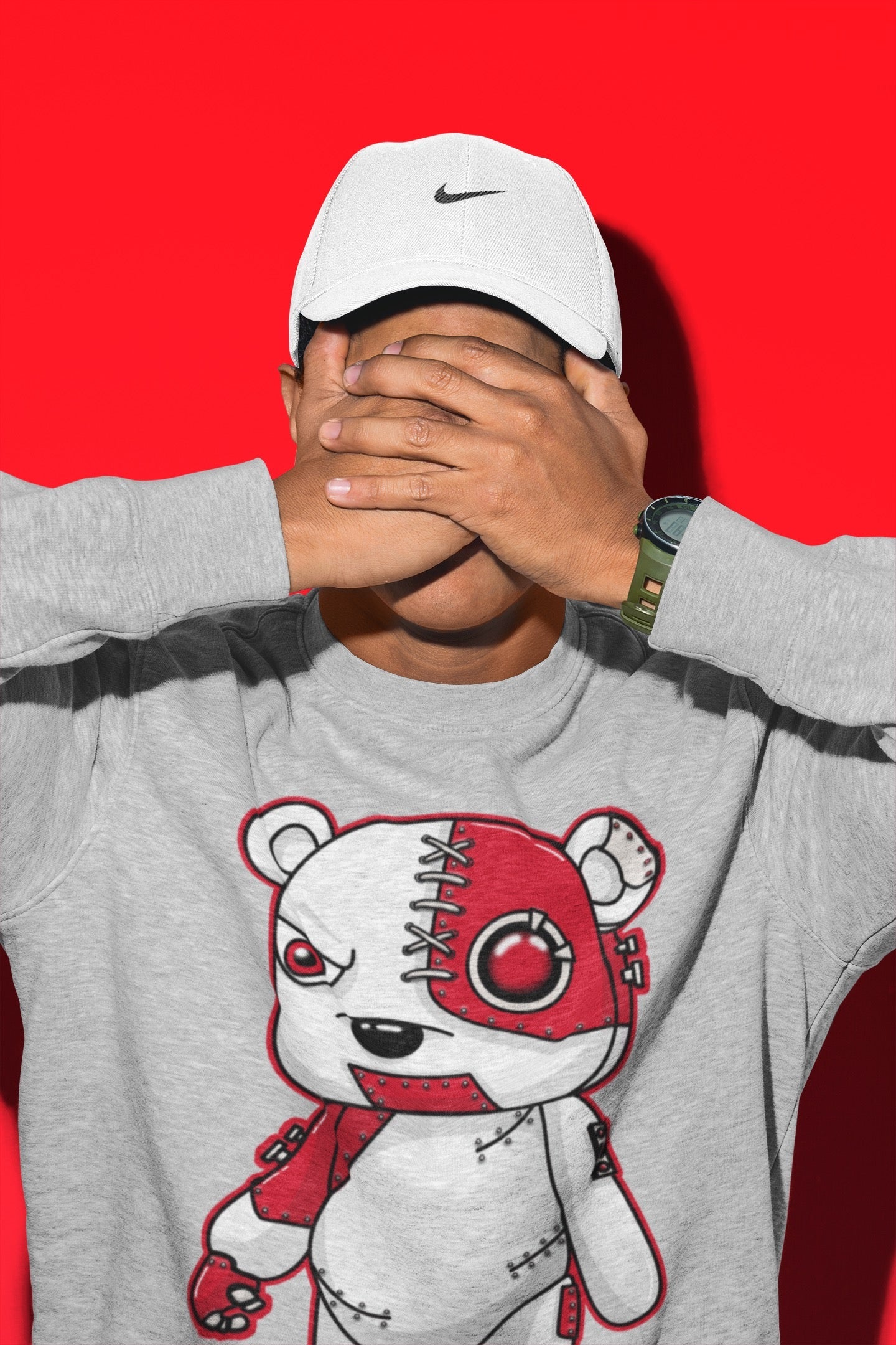 Cyborg Bear Unisex Tops - Air Jordan 1 Newstalgia