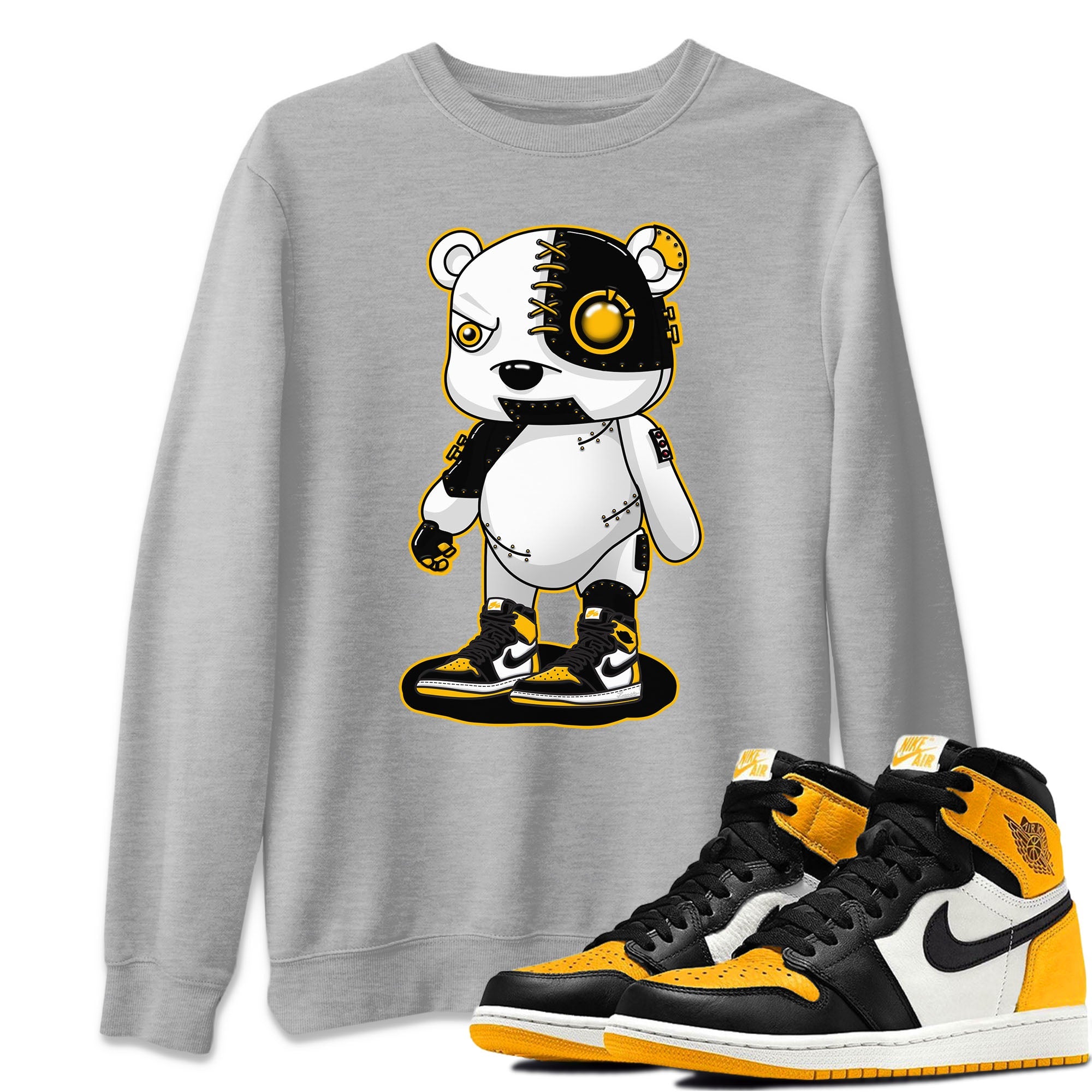 Cyborg Bear Unisex Tops - Air Jordan 1 Taxi