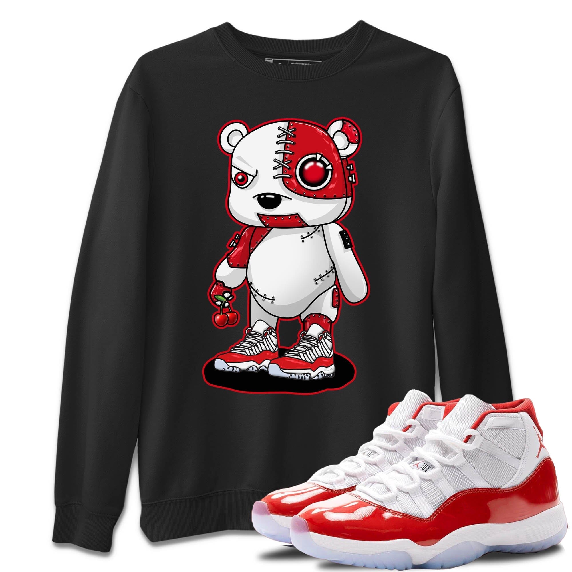 Cyborg Bear Unisex Tops - Air Jordan 11 Cherry