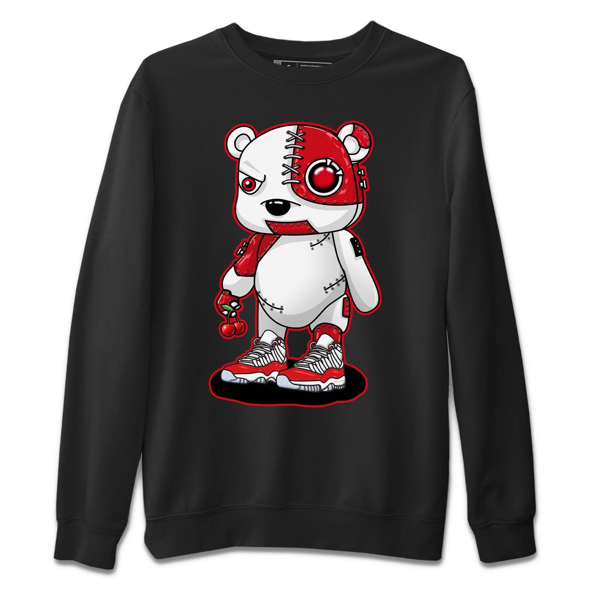 Cyborg Bear Unisex Tops - Air Jordan 11 Cherry