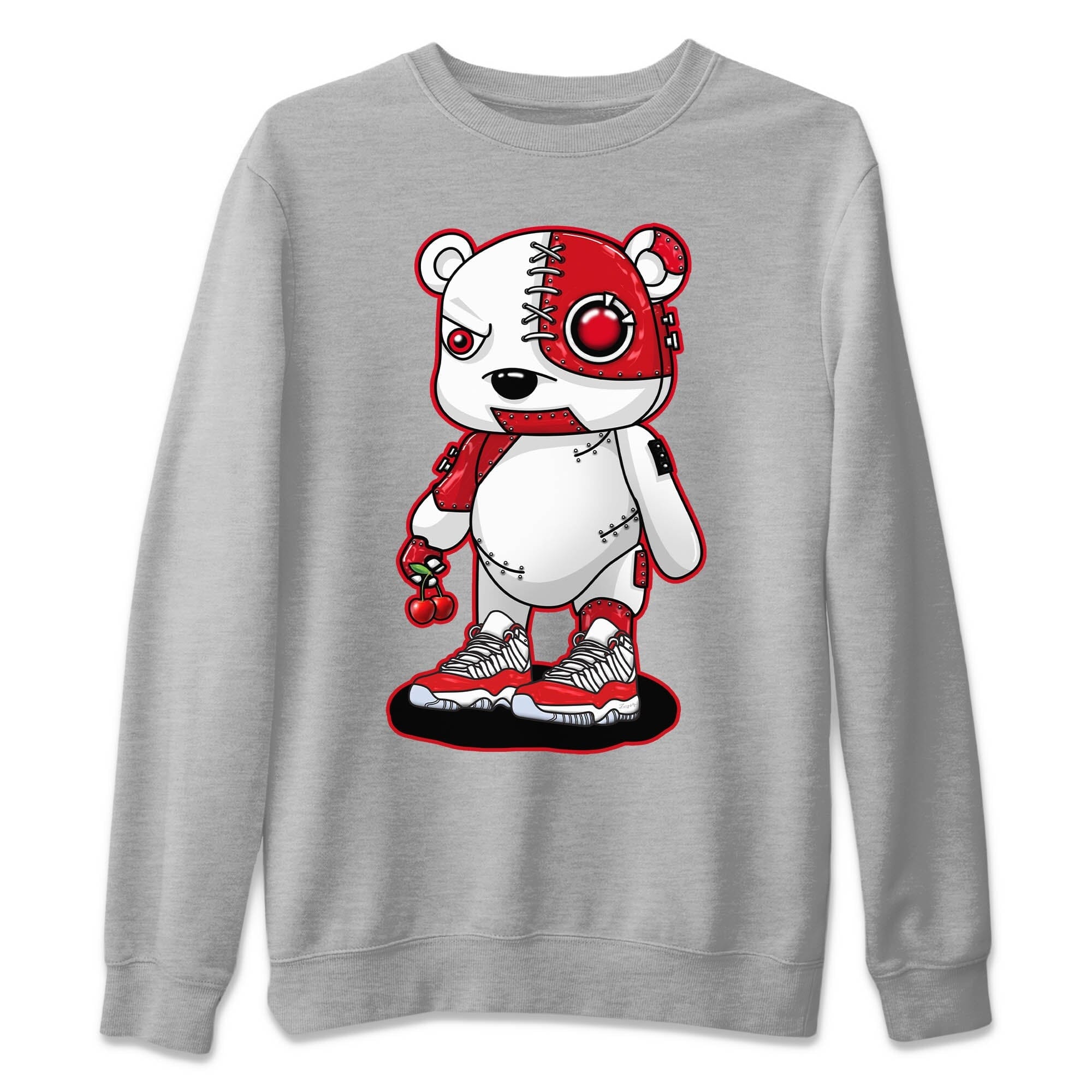 Cyborg Bear Unisex Tops - Air Jordan 11 Cherry