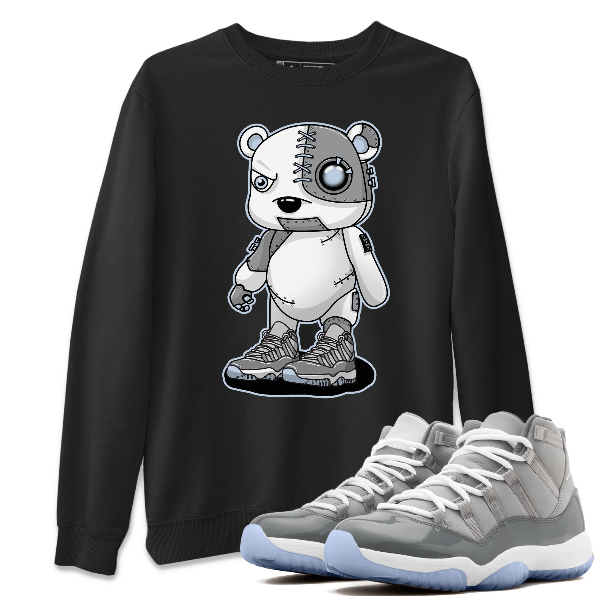 Cyborg Bear Unisex Tops - Air Jordan 11 Cool Grey