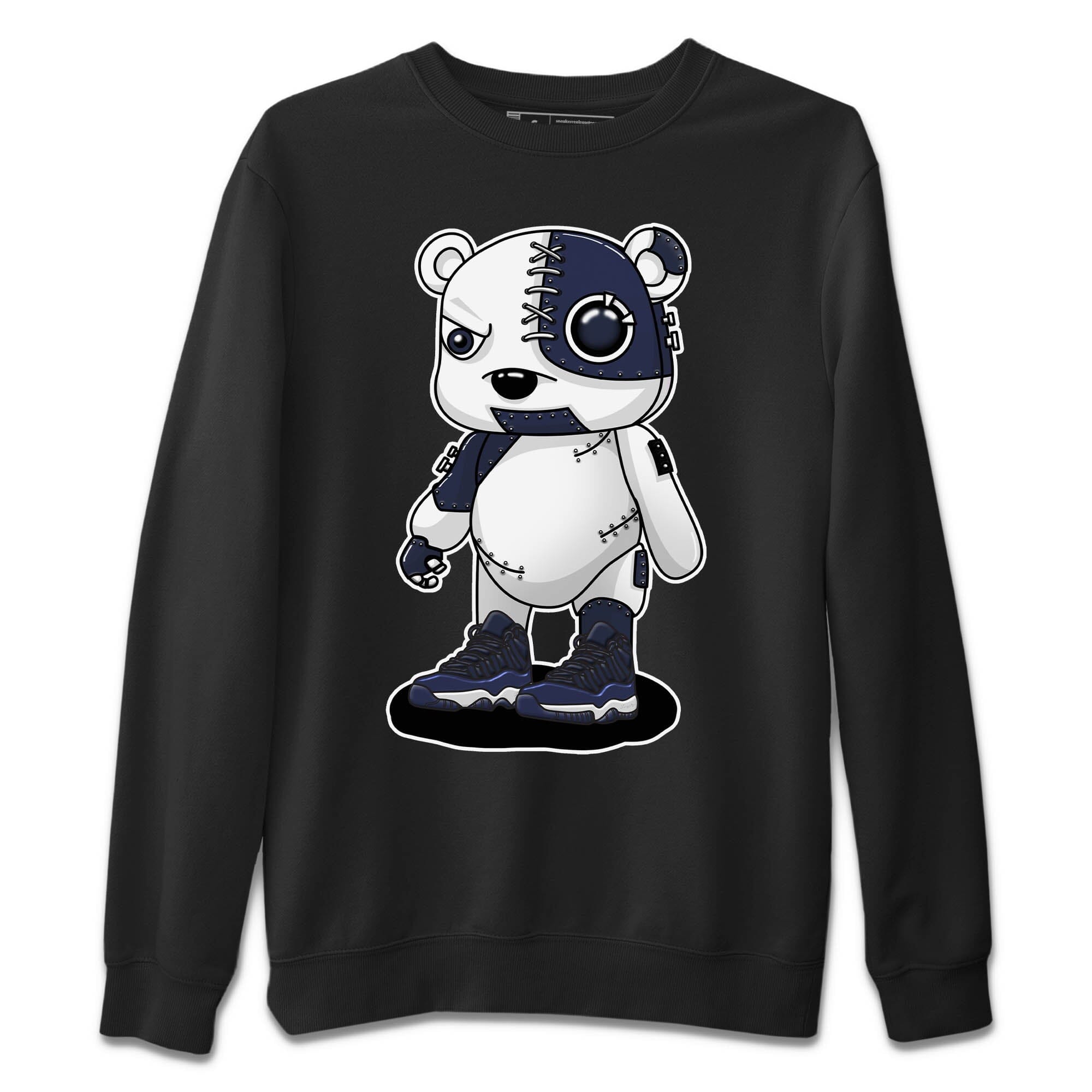 Cyborg Bear Unisex Tops - Air Jordan 11 Midnight Navy