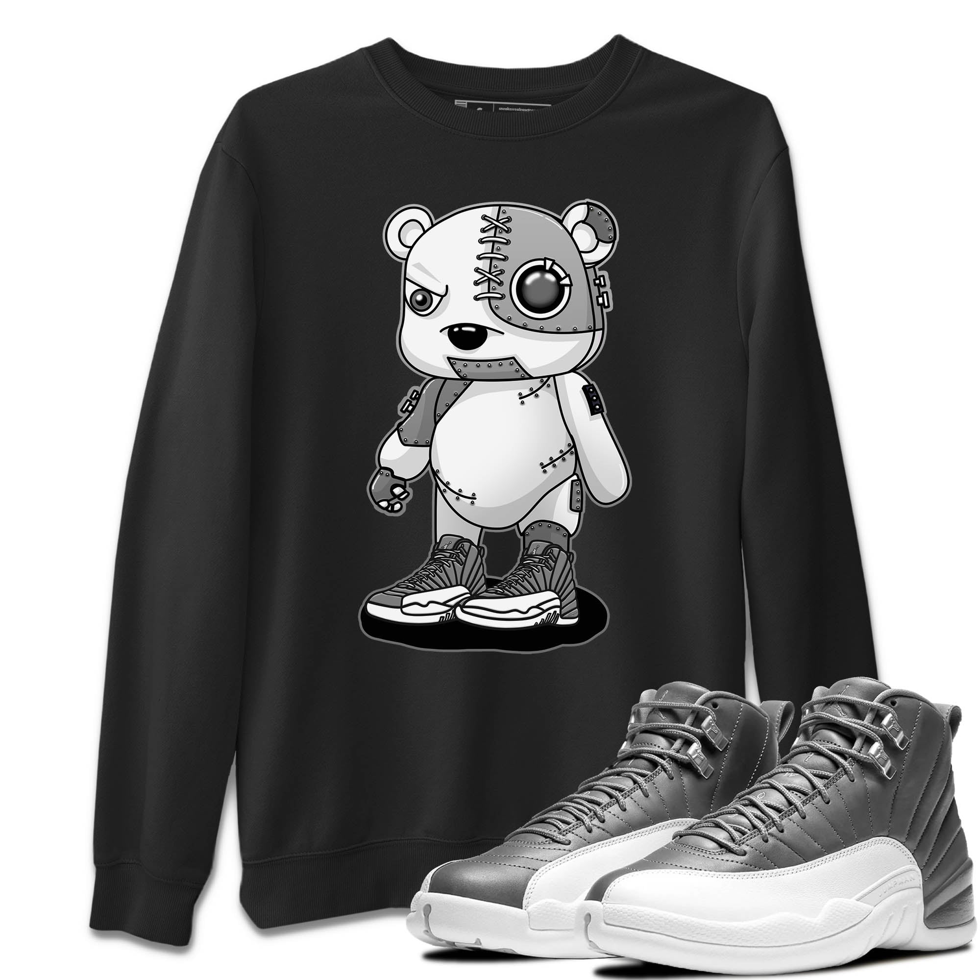 Cyborg Bear Unisex Tops - Air Jordan 12 Stealth