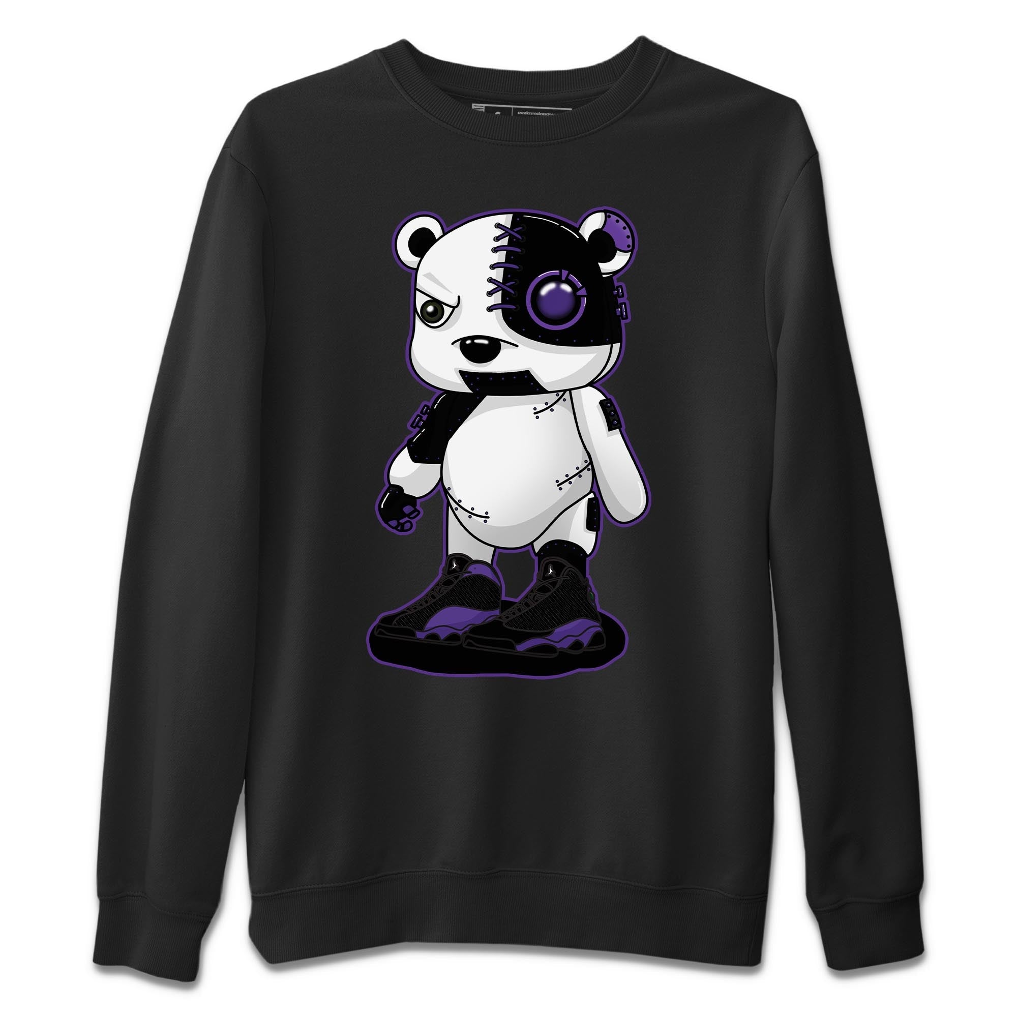 Cyborg Bear Unisex Tops - Air Jordan 13 Court Purple