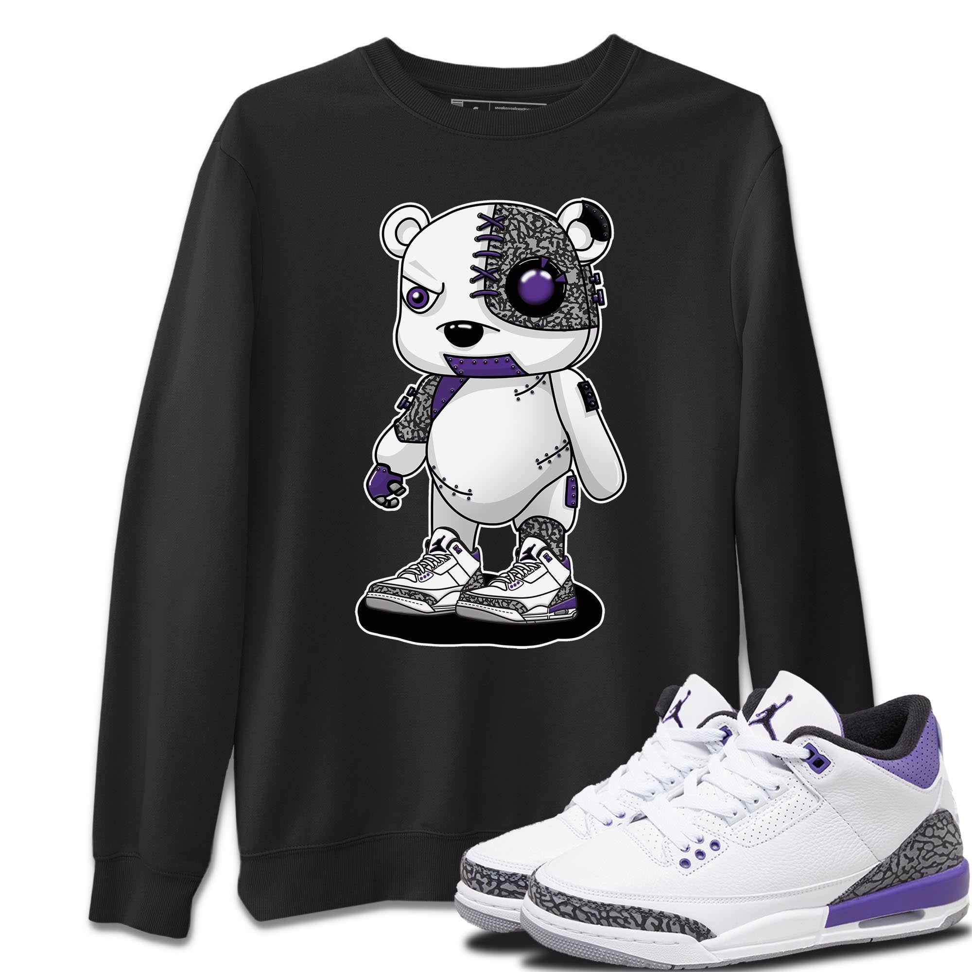 Cyborg Bear Unisex Tops - Air Jordan 3 Dark Iris