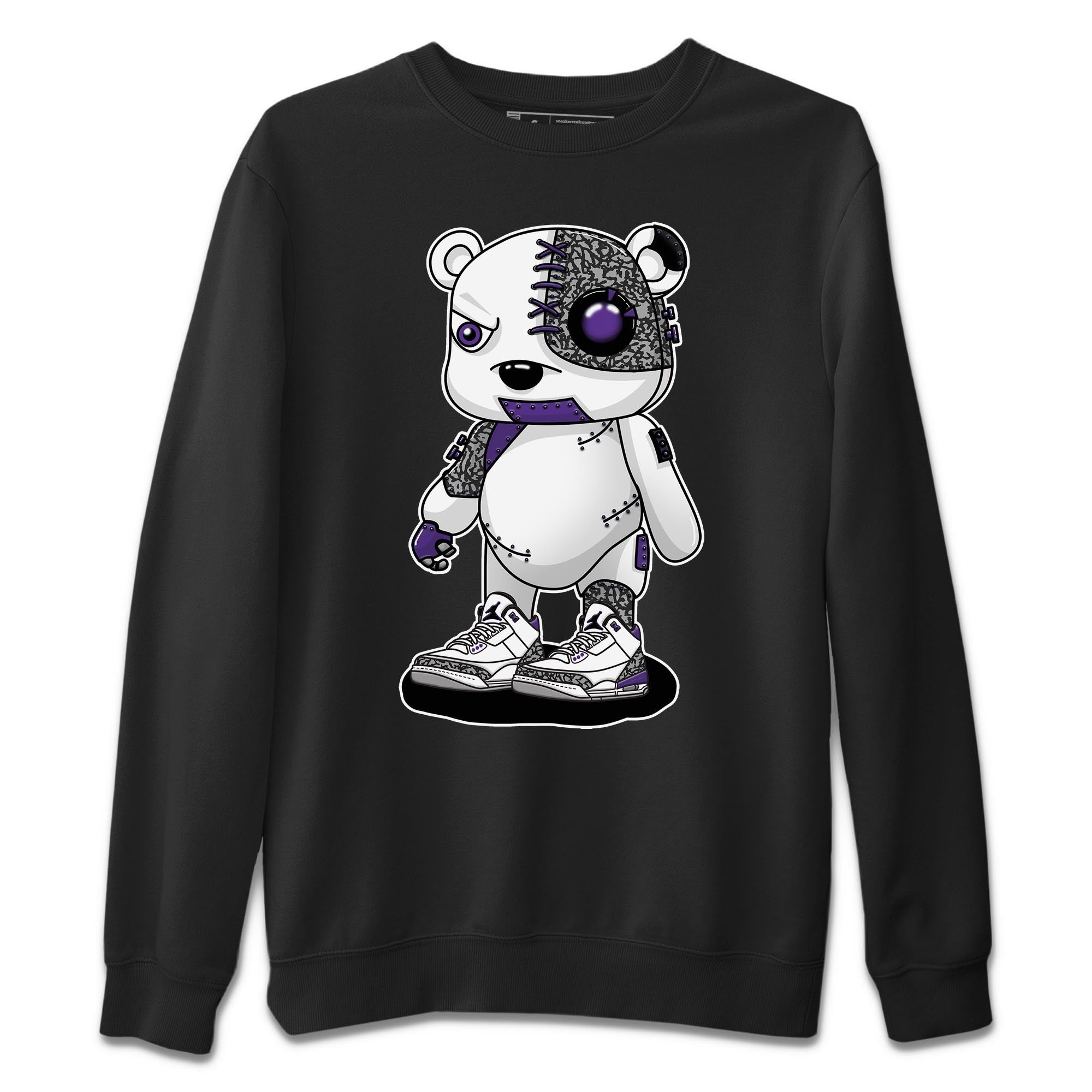Cyborg Bear Unisex Tops - Air Jordan 3 Dark Iris