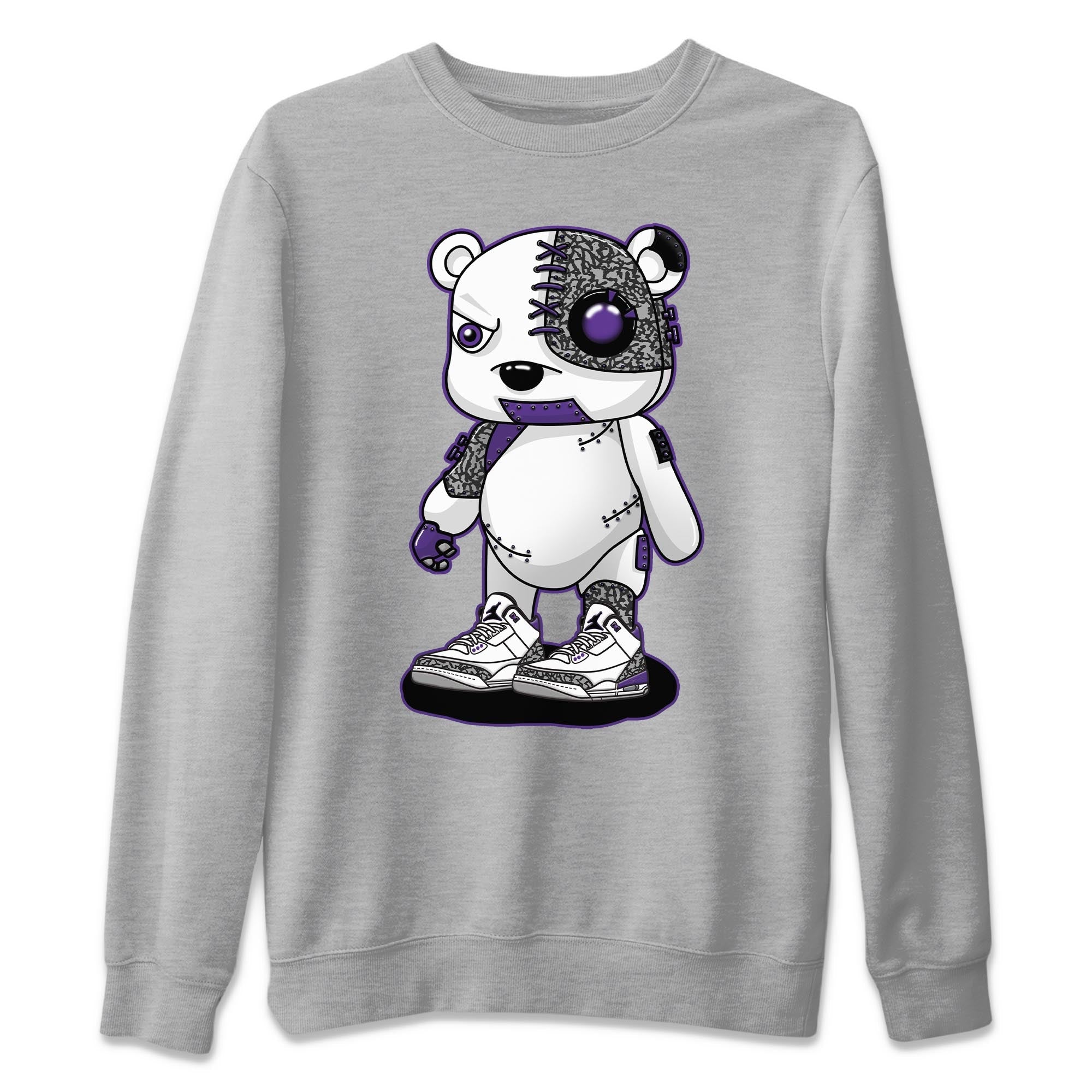 Cyborg Bear Unisex Tops - Air Jordan 3 Dark Iris