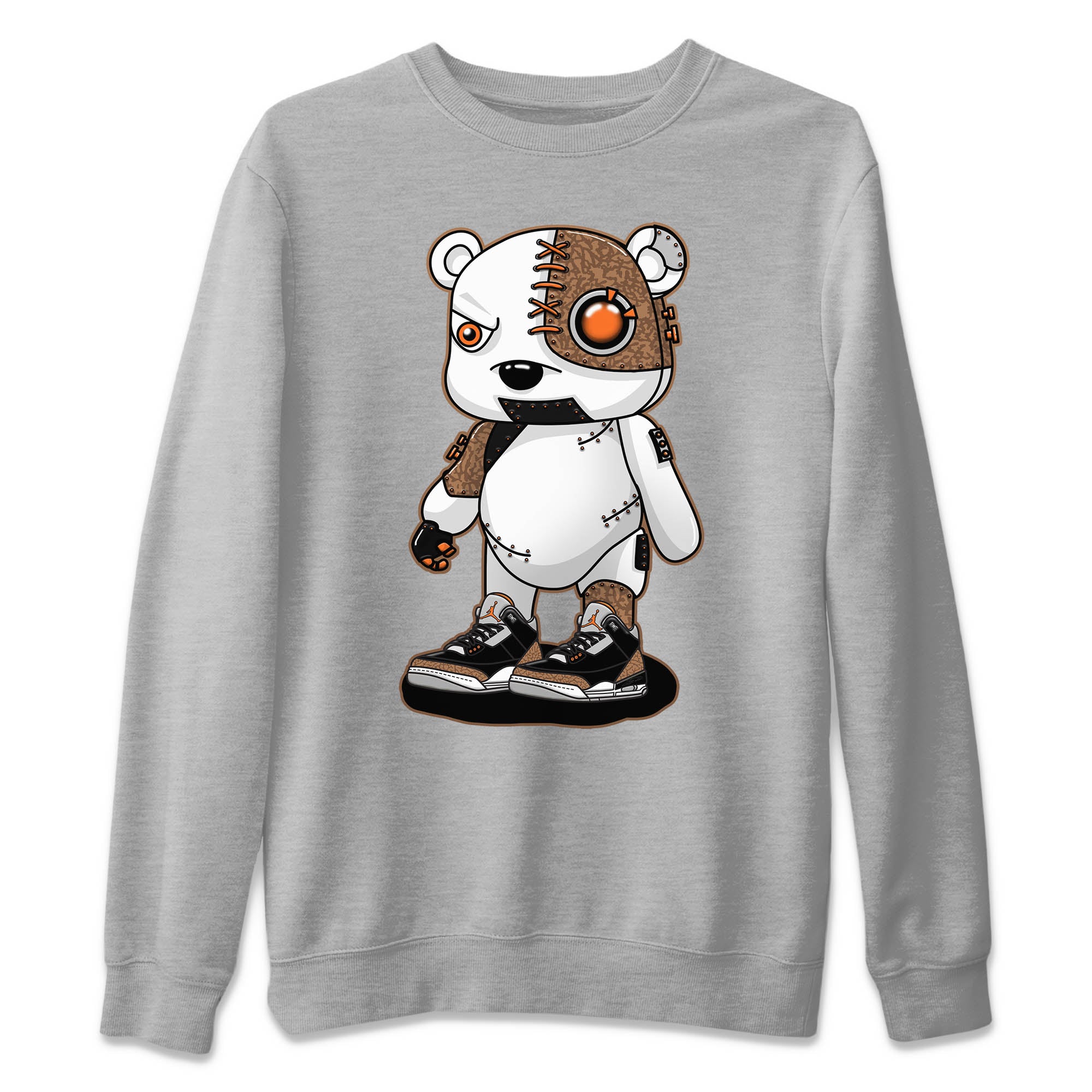 Cyborg Bear Unisex Tops - Air Jordan 3 Desert Elephant