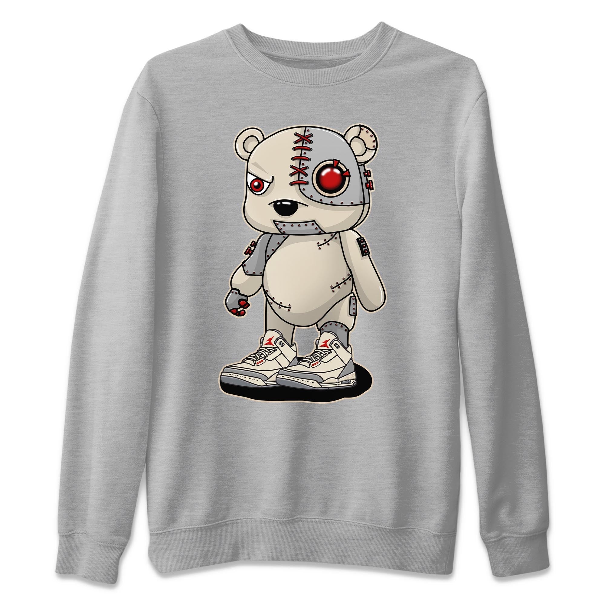 Cyborg Bear Unisex Tops - Air Jordan 3 Muslin