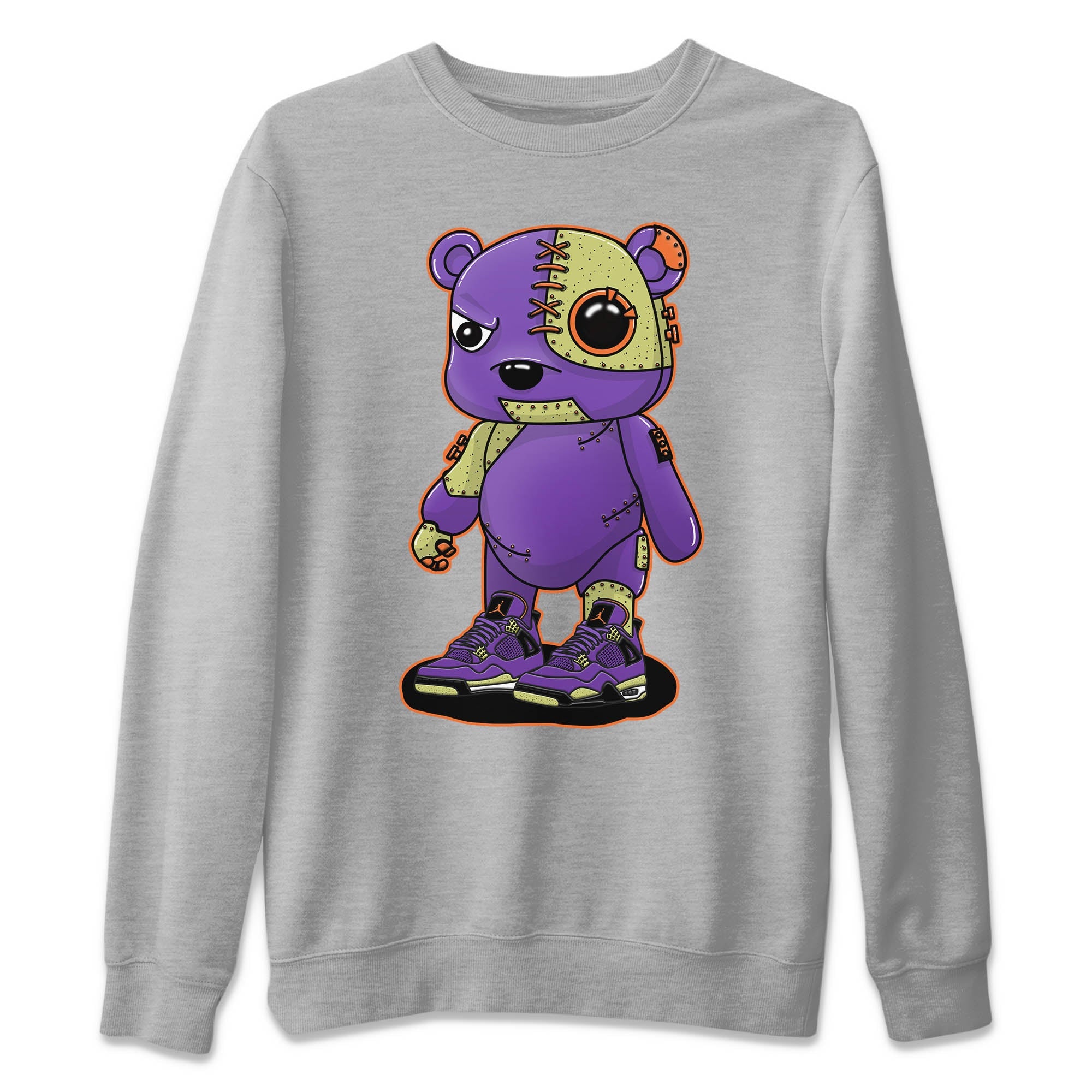 Cyborg Bear Unisex Tops - Air Jordan 4 Canyon Purple