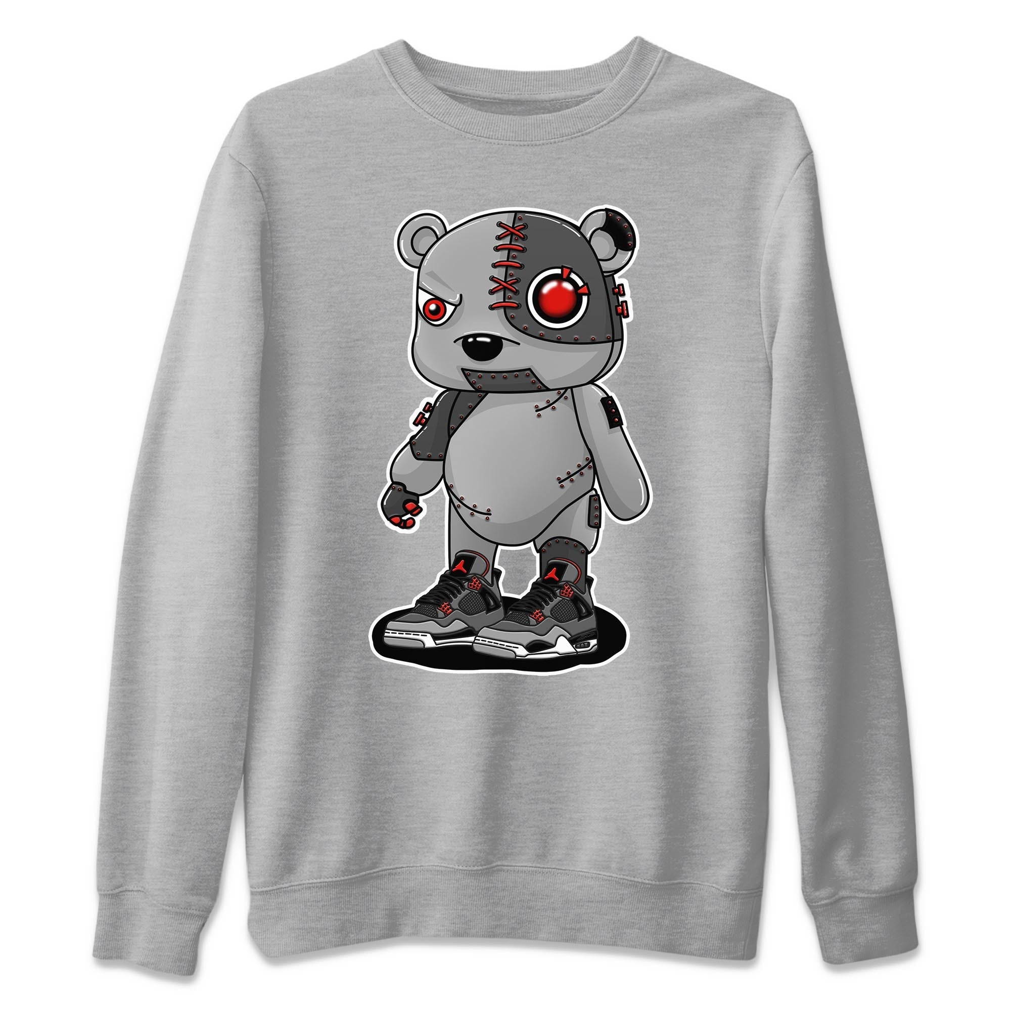 Cyborg Bear Unisex Tops - Air Jordan 4 Infrared