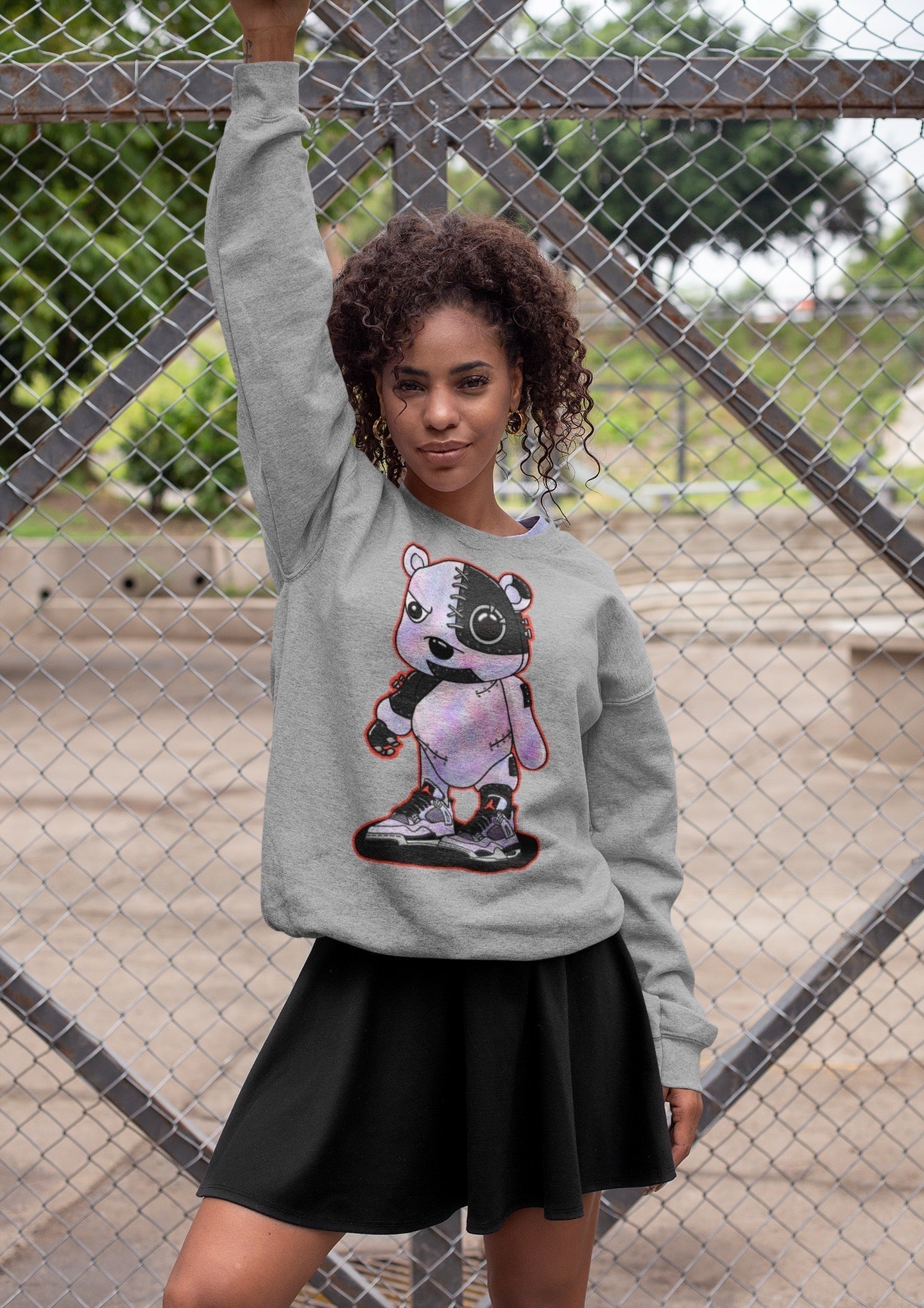 Cyborg Bear Unisex Tops - Air Jordan 4 Zen Master