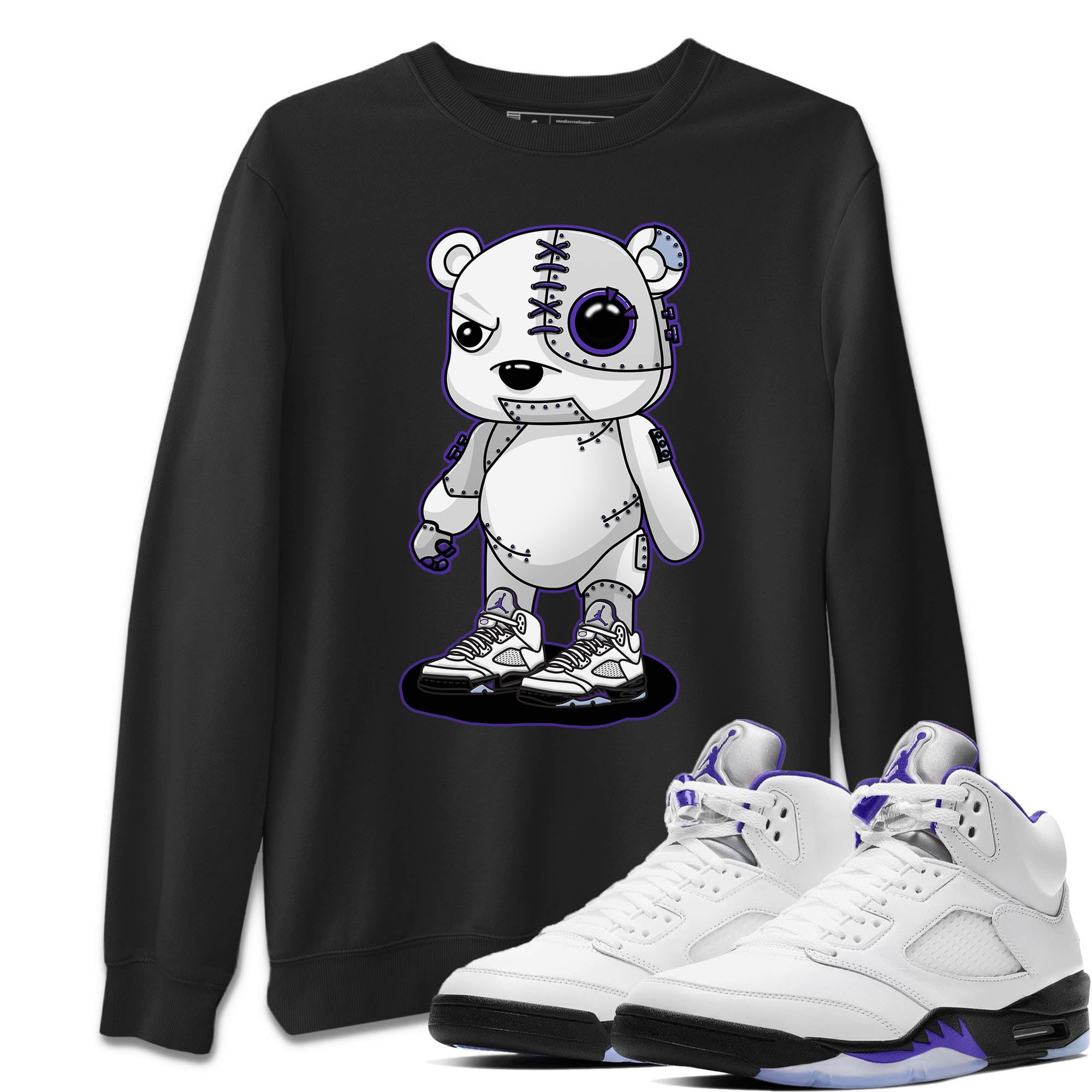 Cyborg Bear Unisex Tops - Air Jordan 5 Concord