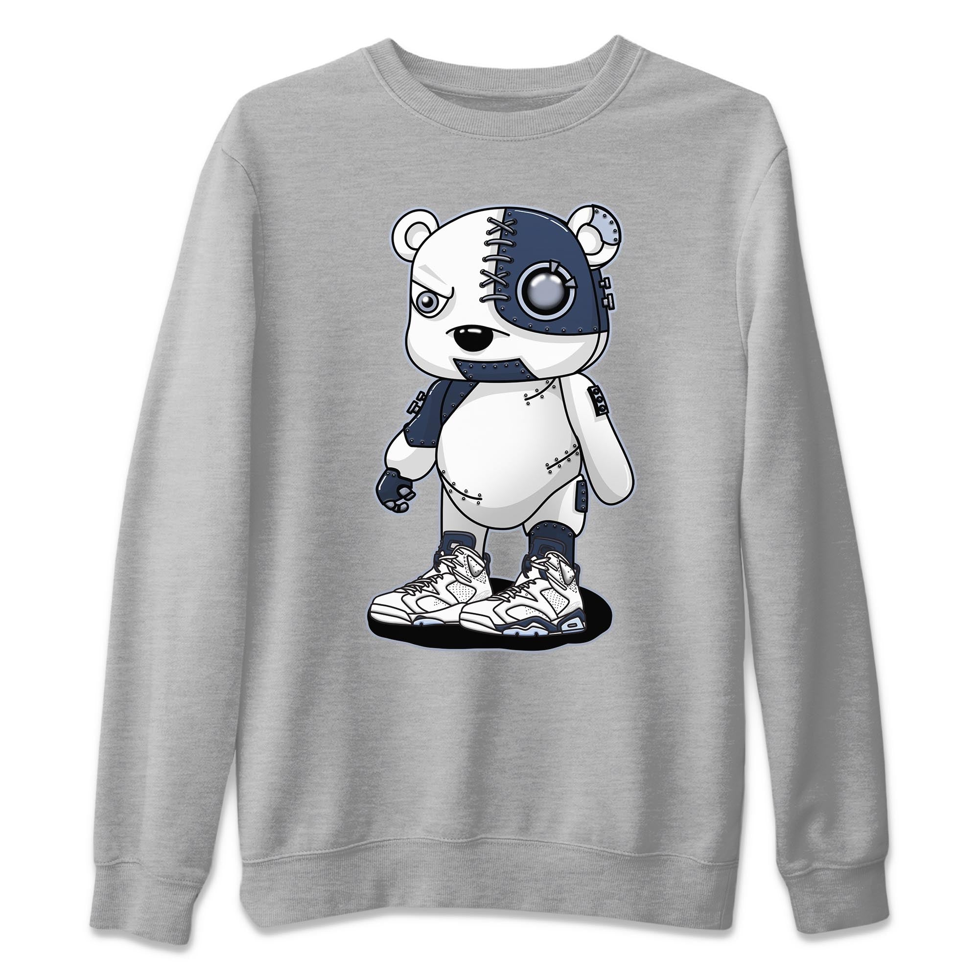 Cyborg Bear Unisex Tops - Air Jordan 6 Midnight Navy