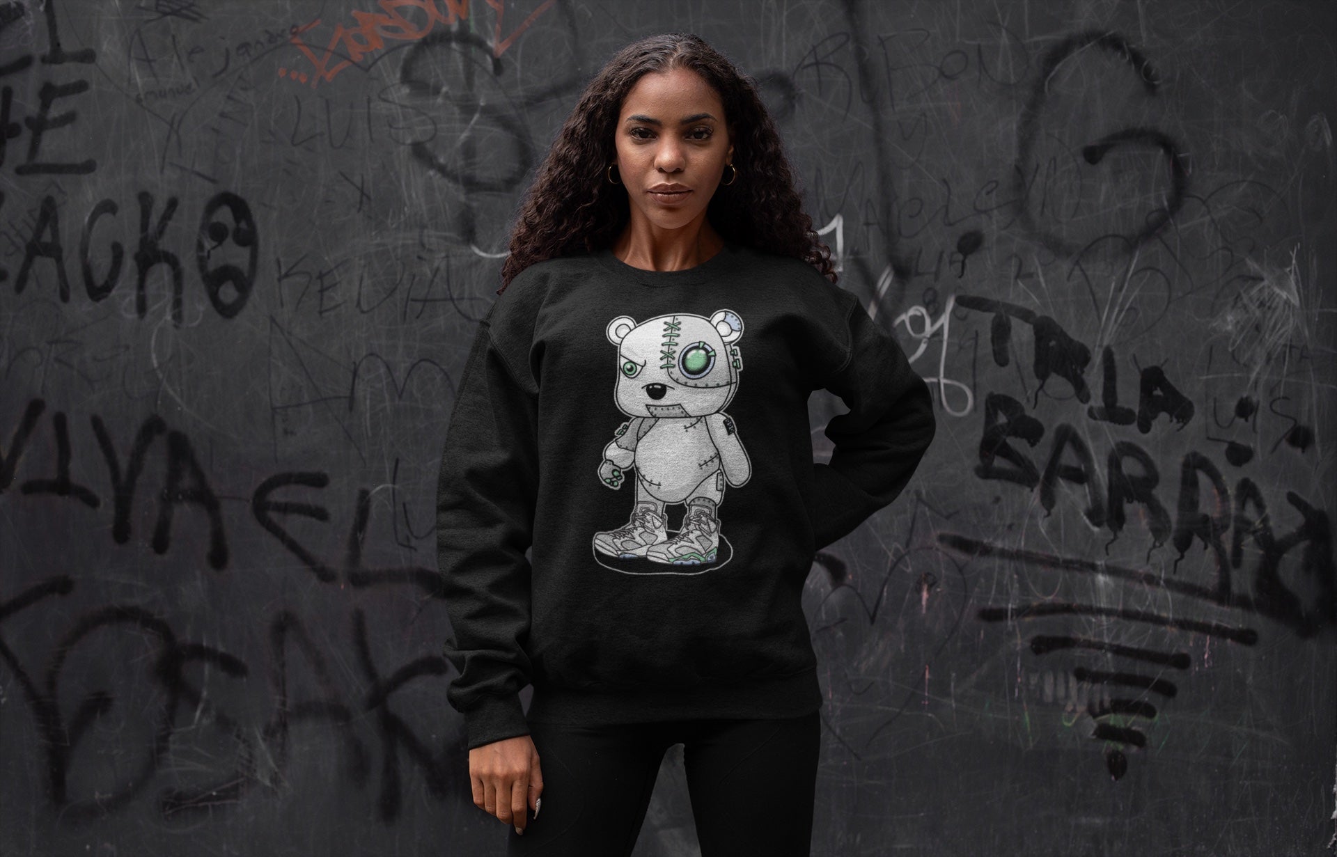 Cyborg Bear Unisex Tops - Air Jordan 6 Mint Foam