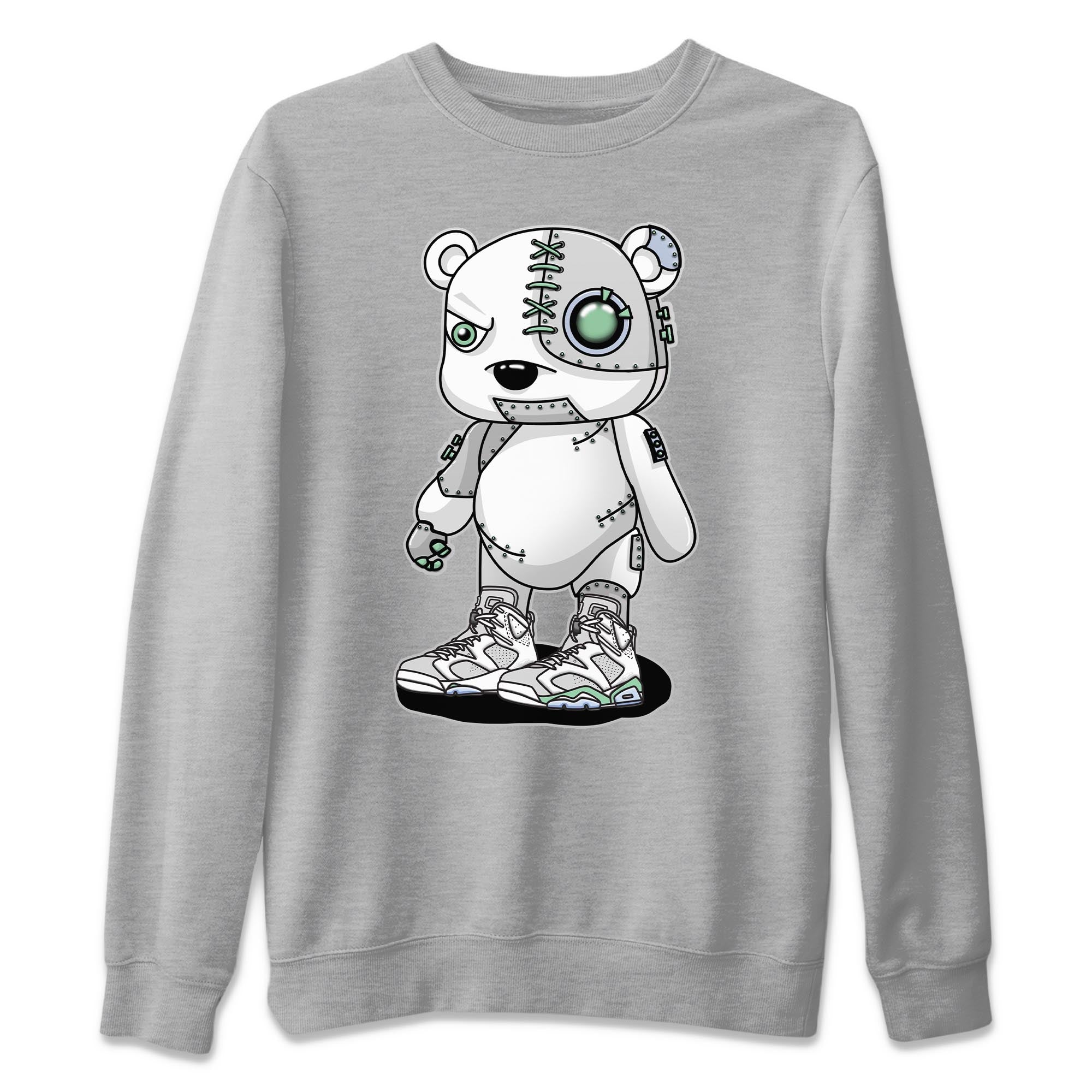 Cyborg Bear Unisex Tops - Air Jordan 6 Mint Foam