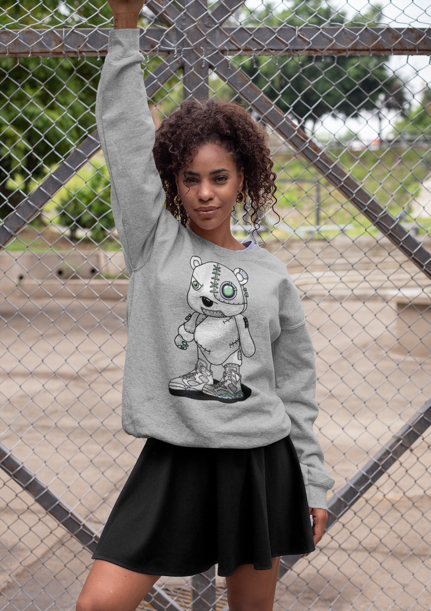 Cyborg Bear Unisex Tops - Air Jordan 6 Mint Foam