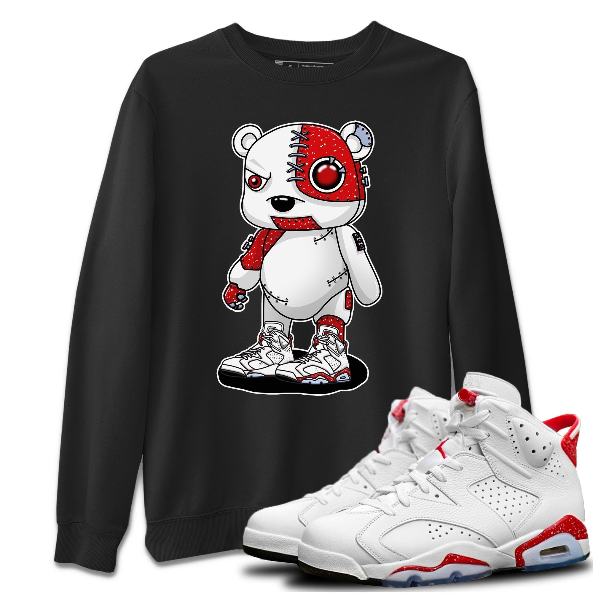 Cyborg Bear Unisex Tops - Air Jordan 6 Red Velvet Cookies
