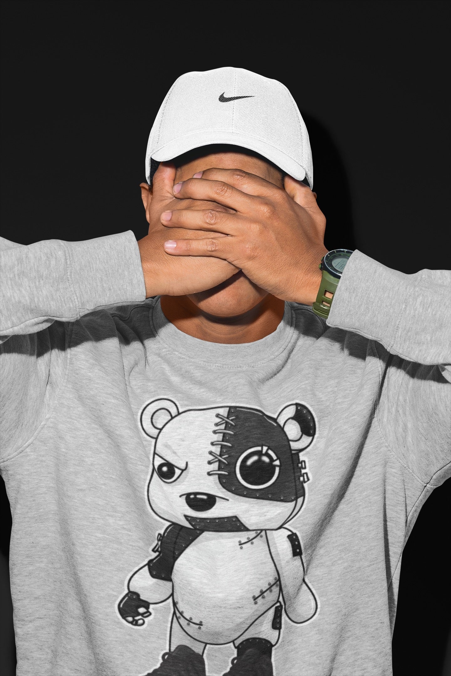 Cyborg Bear Unisex Tops - Air Jordan 11 72-10