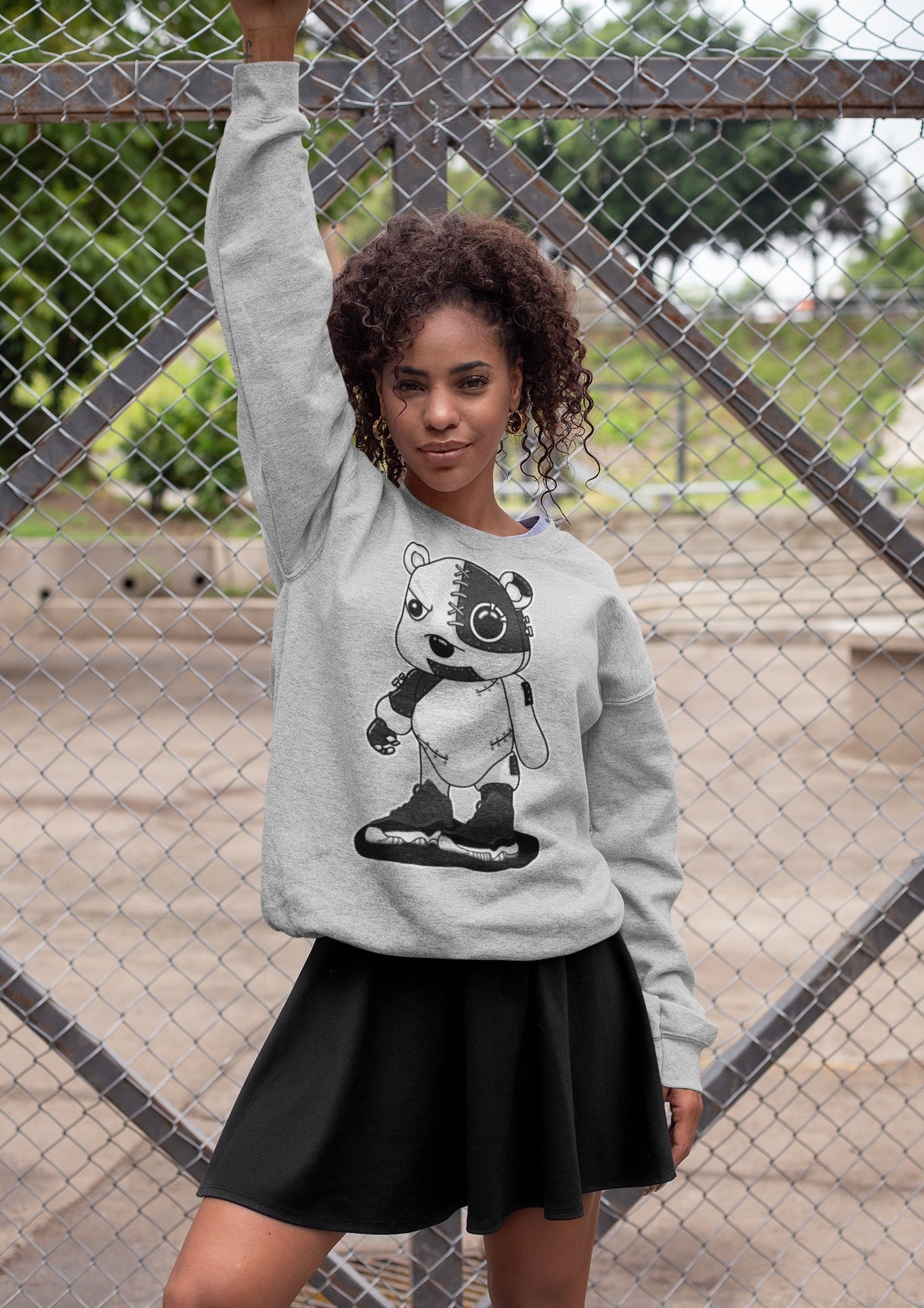 Cyborg Bear Unisex Tops - Air Jordan 11 72-10