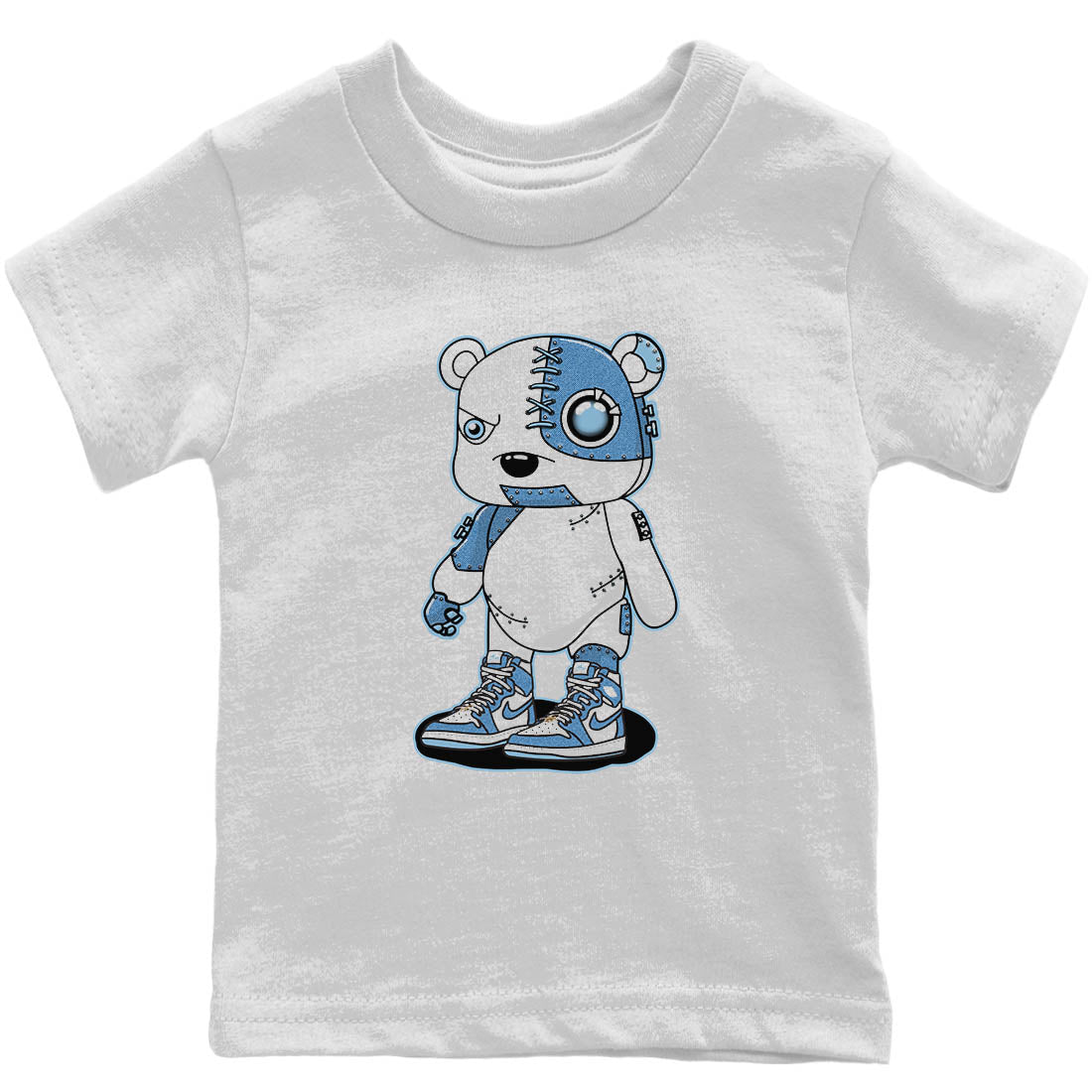 Cyborg Bear Kids Tops - Air Jordan 1 Denim