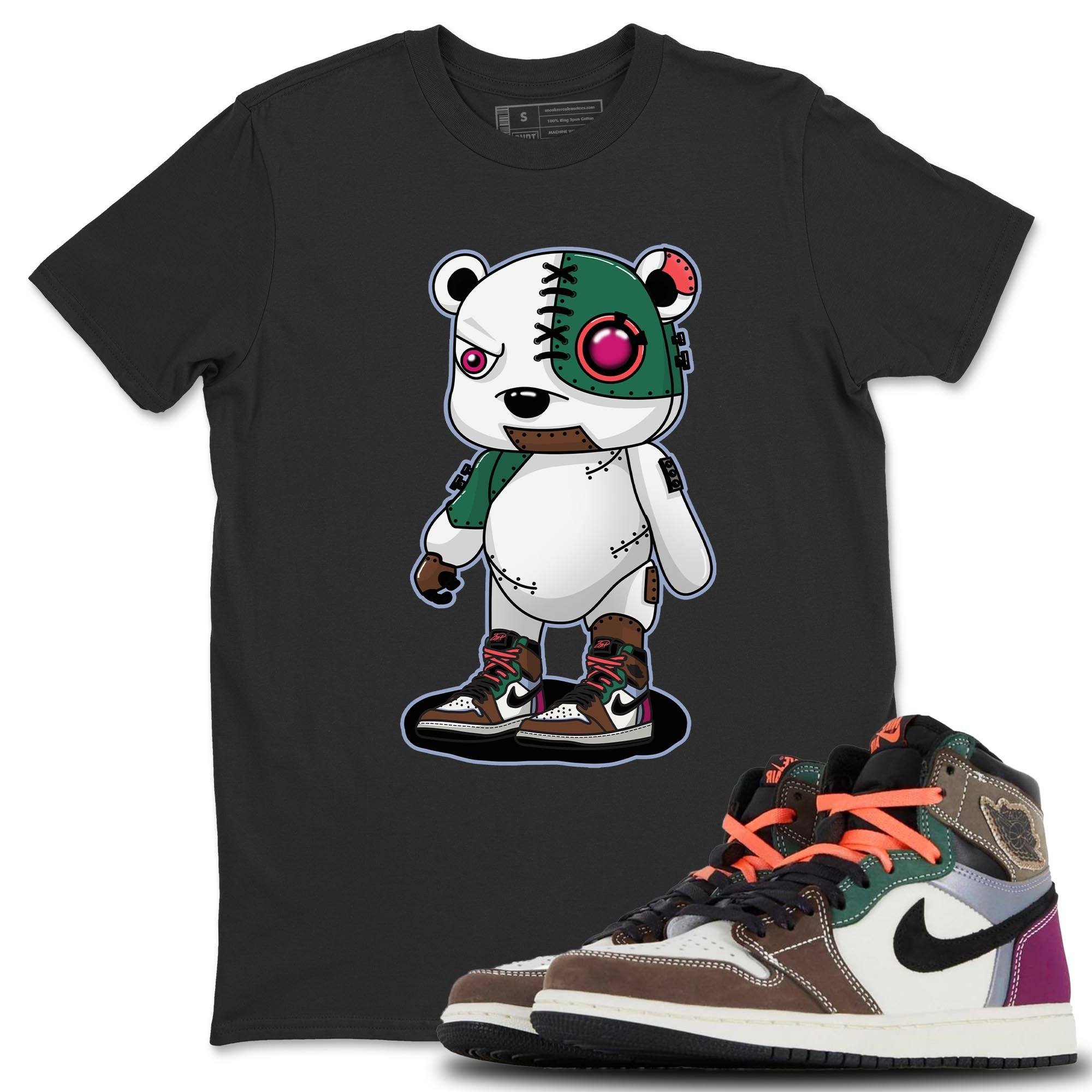 Cyborg Bear Unisex Tops - Air Jordan 1 Hand Crafted