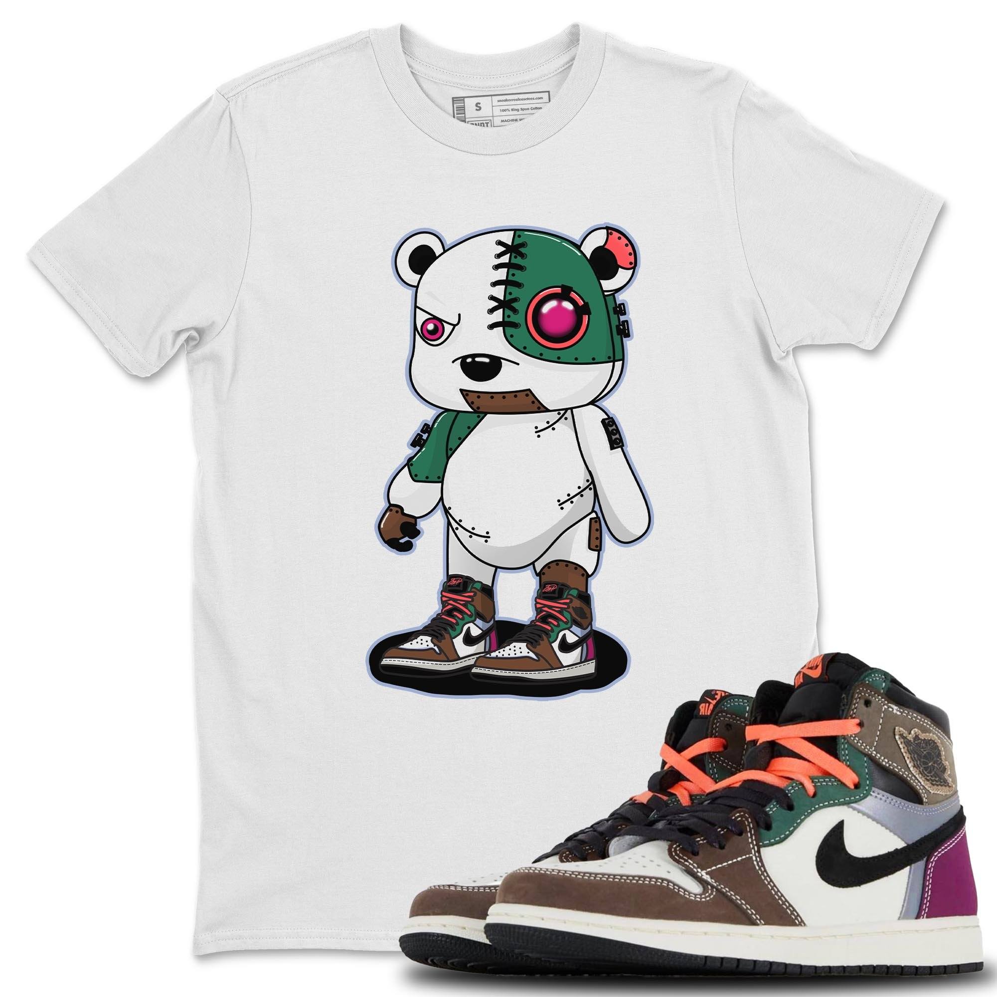 Cyborg Bear Unisex Tops - Air Jordan 1 Hand Crafted