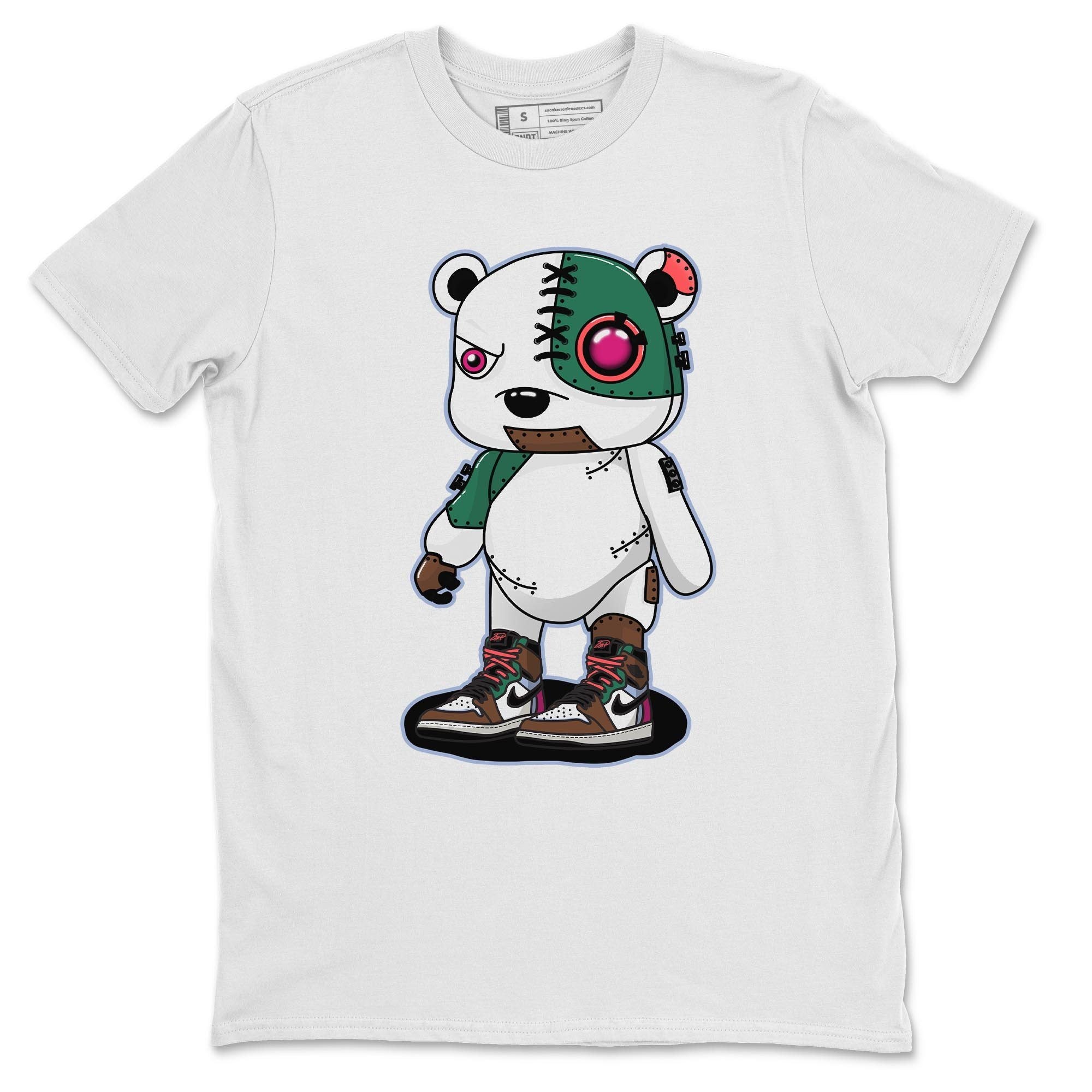 Cyborg Bear Unisex Tops - Air Jordan 1 Hand Crafted