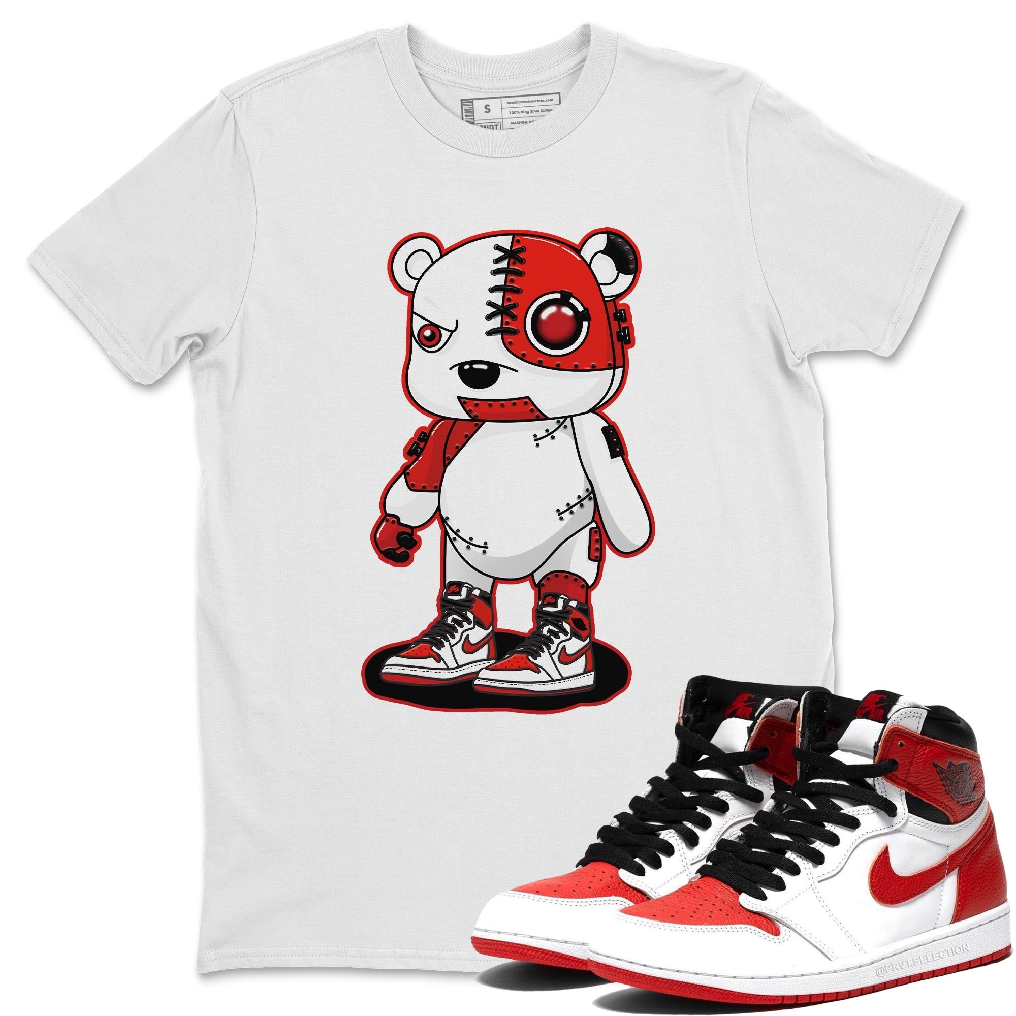 Cyborg Bear Unisex Tops - Air Jordan 1 Heritage