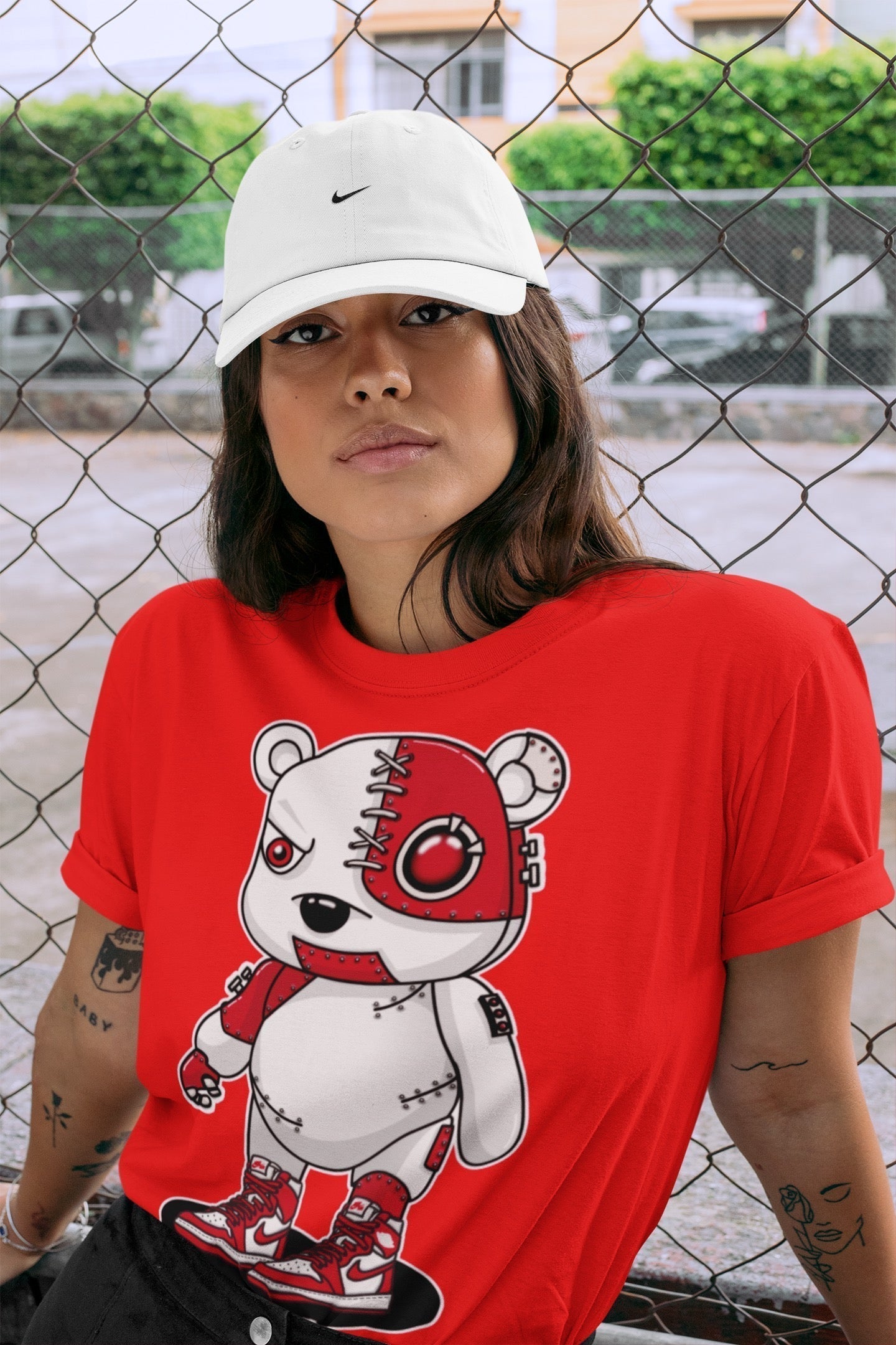Cyborg Bear Unisex Tops - Air Jordan 1 Newstalgia
