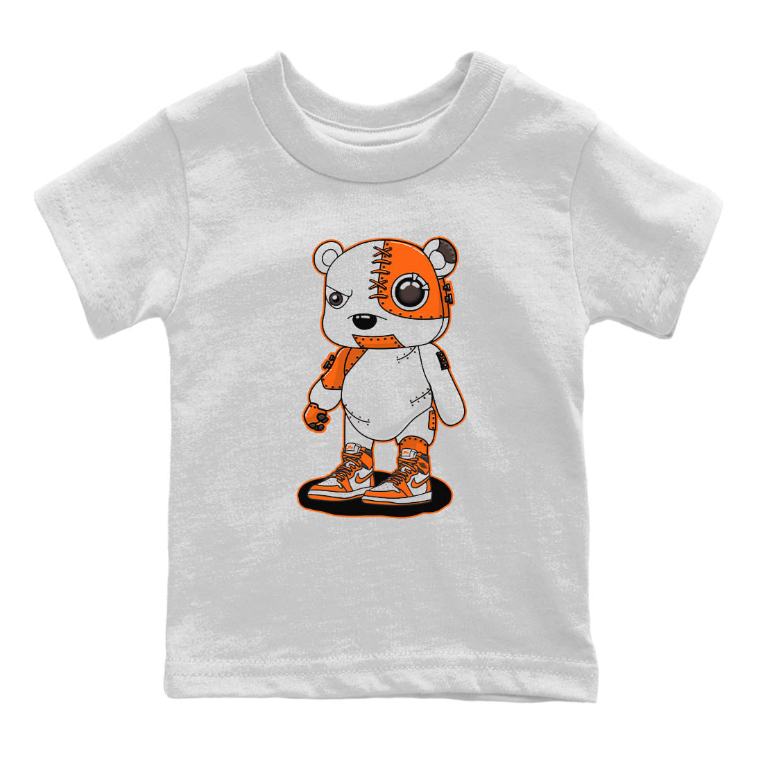 Cyborg Bear Kids Tops - Air Jordan 1 Starfish