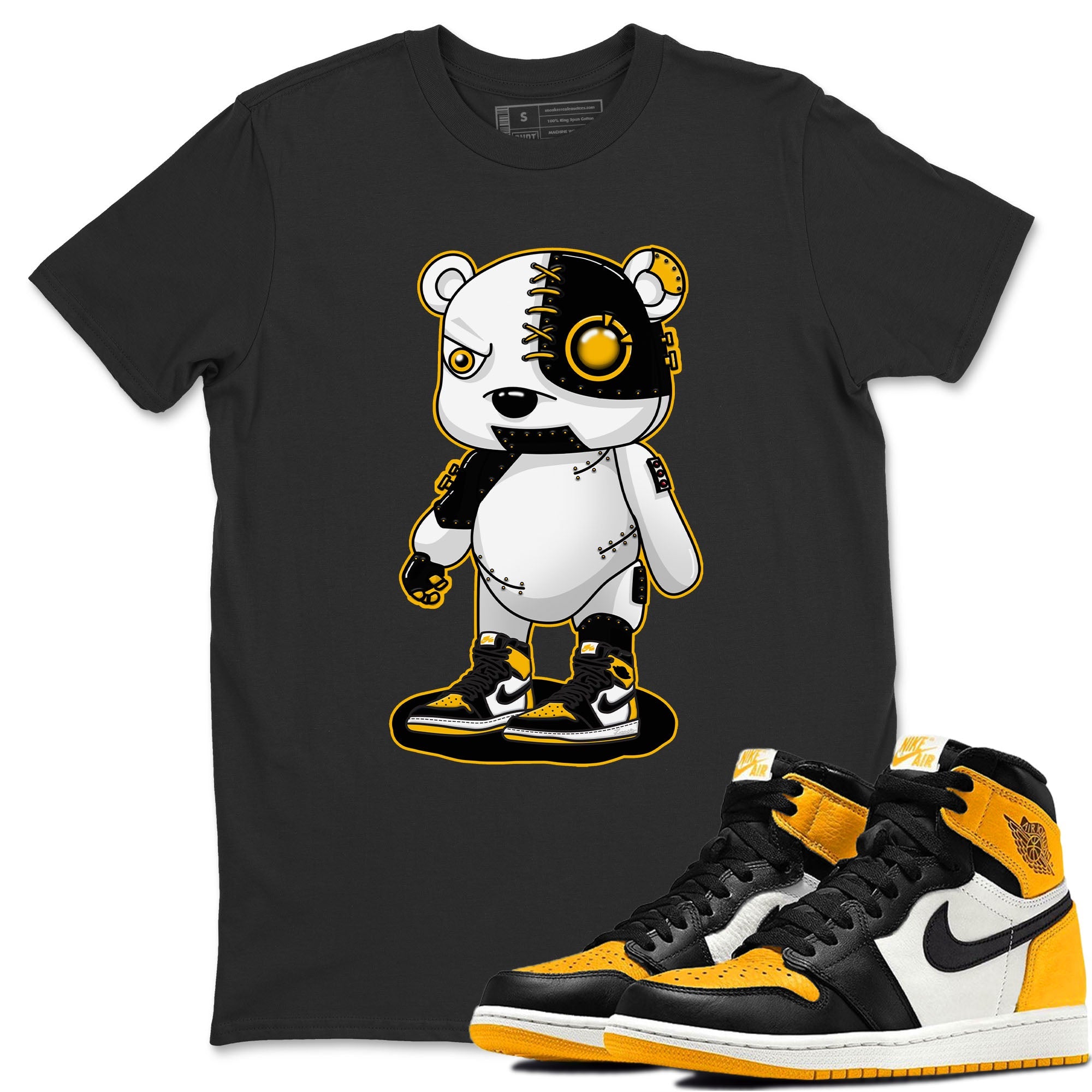 Cyborg Bear Unisex Tops - Air Jordan 1 Taxi
