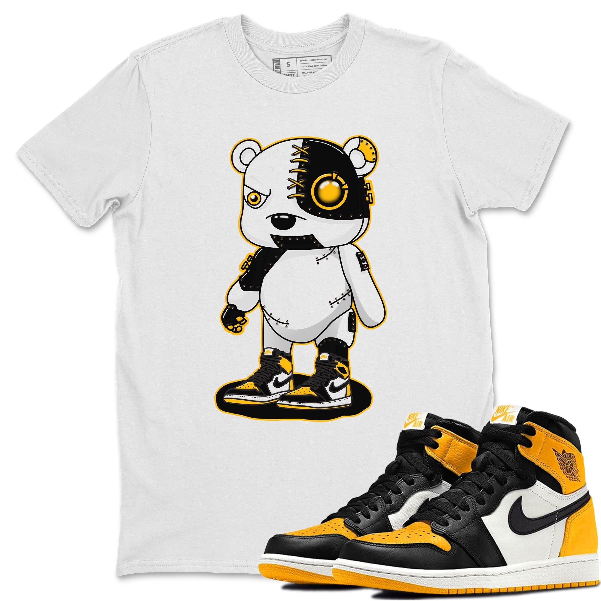 Cyborg Bear Unisex Tops - Air Jordan 1 Taxi