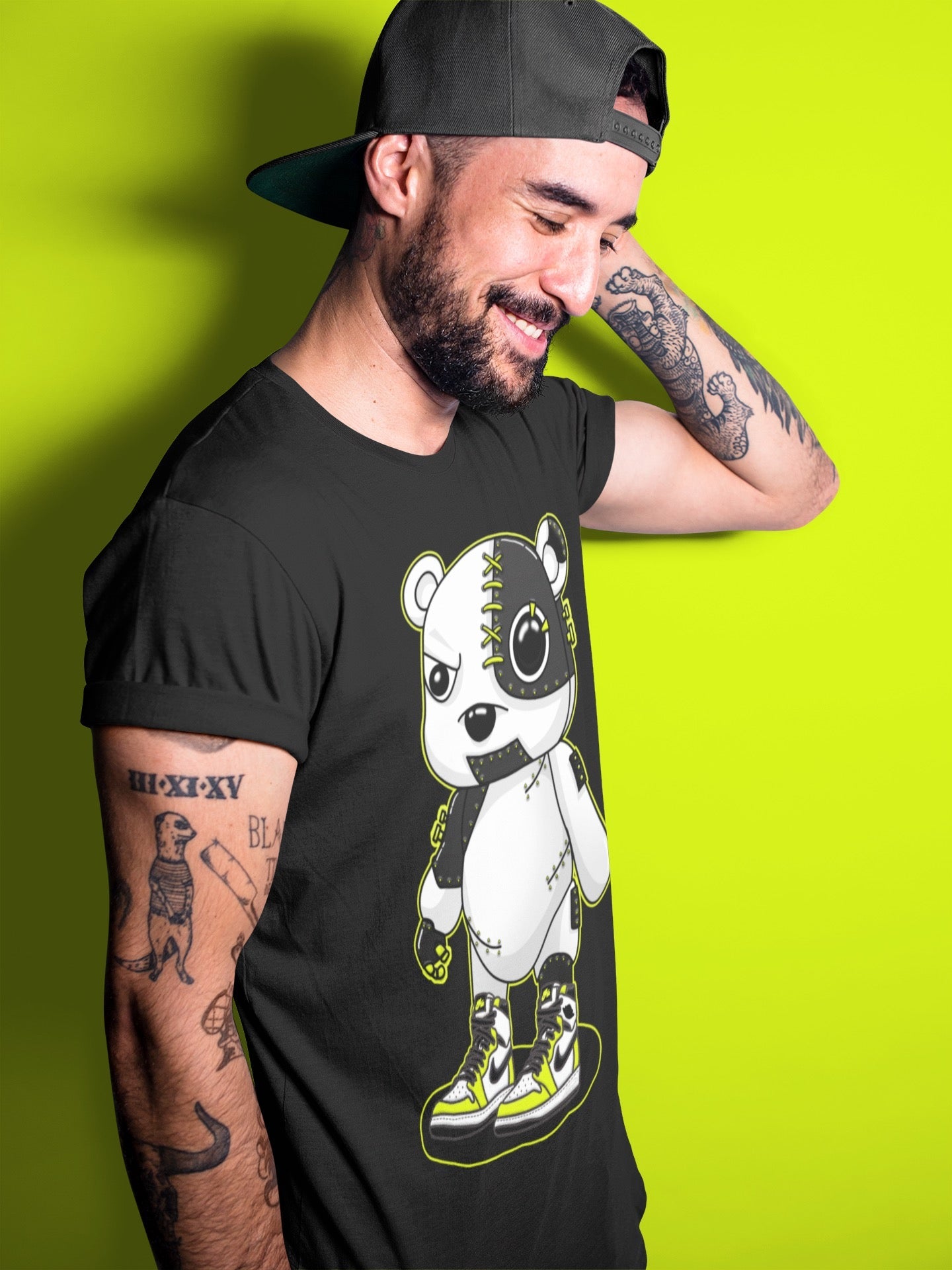 Cyborg Bear Unisex Tops - Air Jordan 1 Visionaire