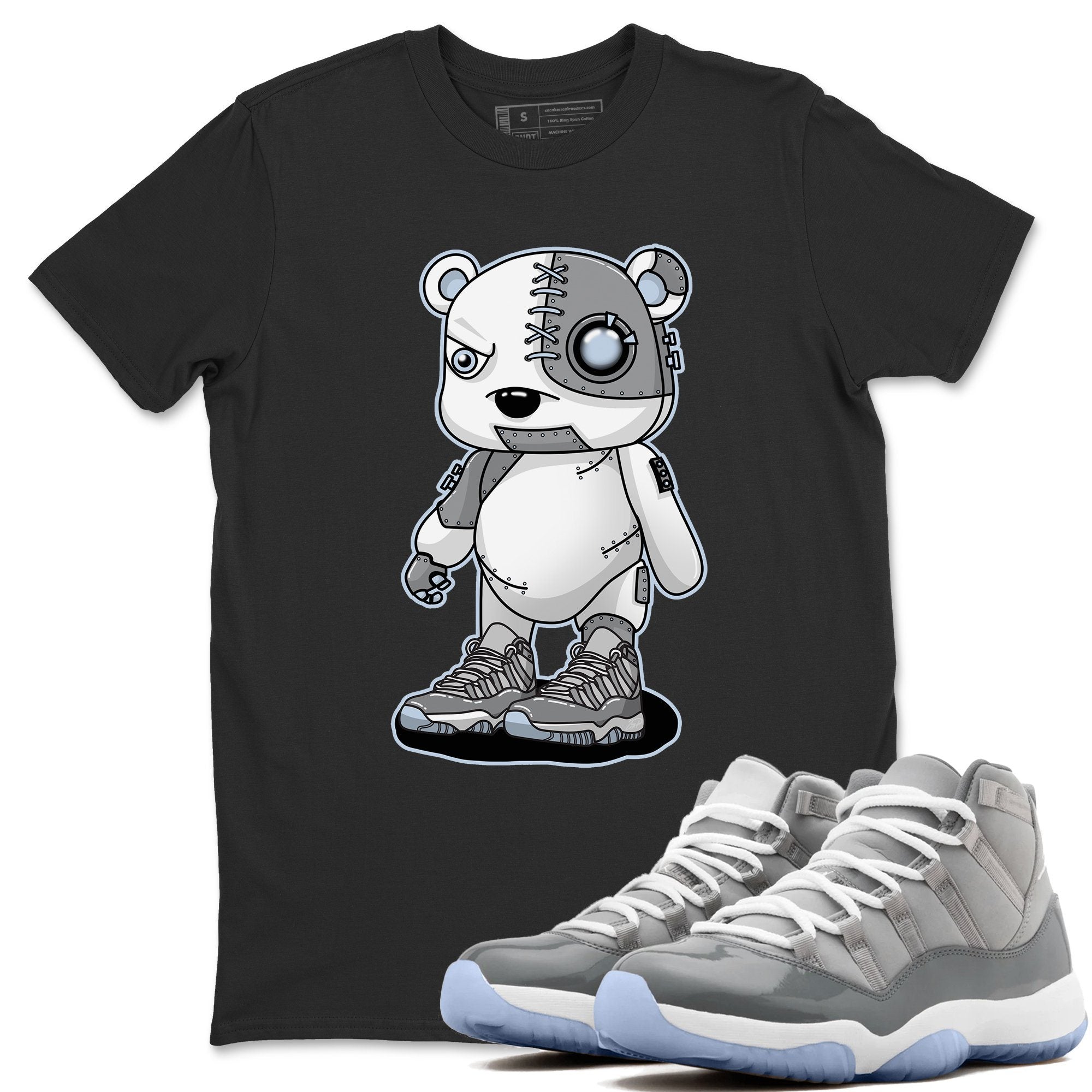 Cyborg Bear Unisex Tops - Air Jordan 11 Cool Grey