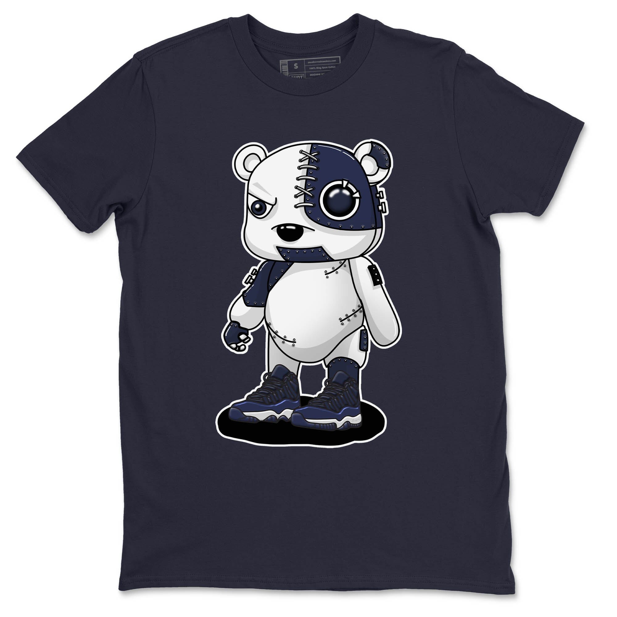 Cyborg Bear Unisex Tops - Air Jordan 11 Midnight Navy