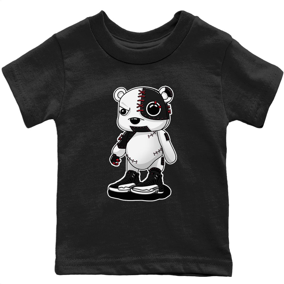 Cyborg Bear Kids Tops - Air Jordan 12 Playoffs