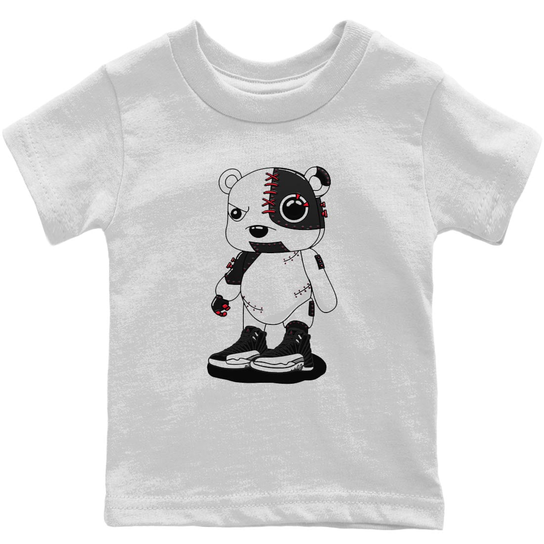 Cyborg Bear Kids Tops - Air Jordan 12 Playoffs