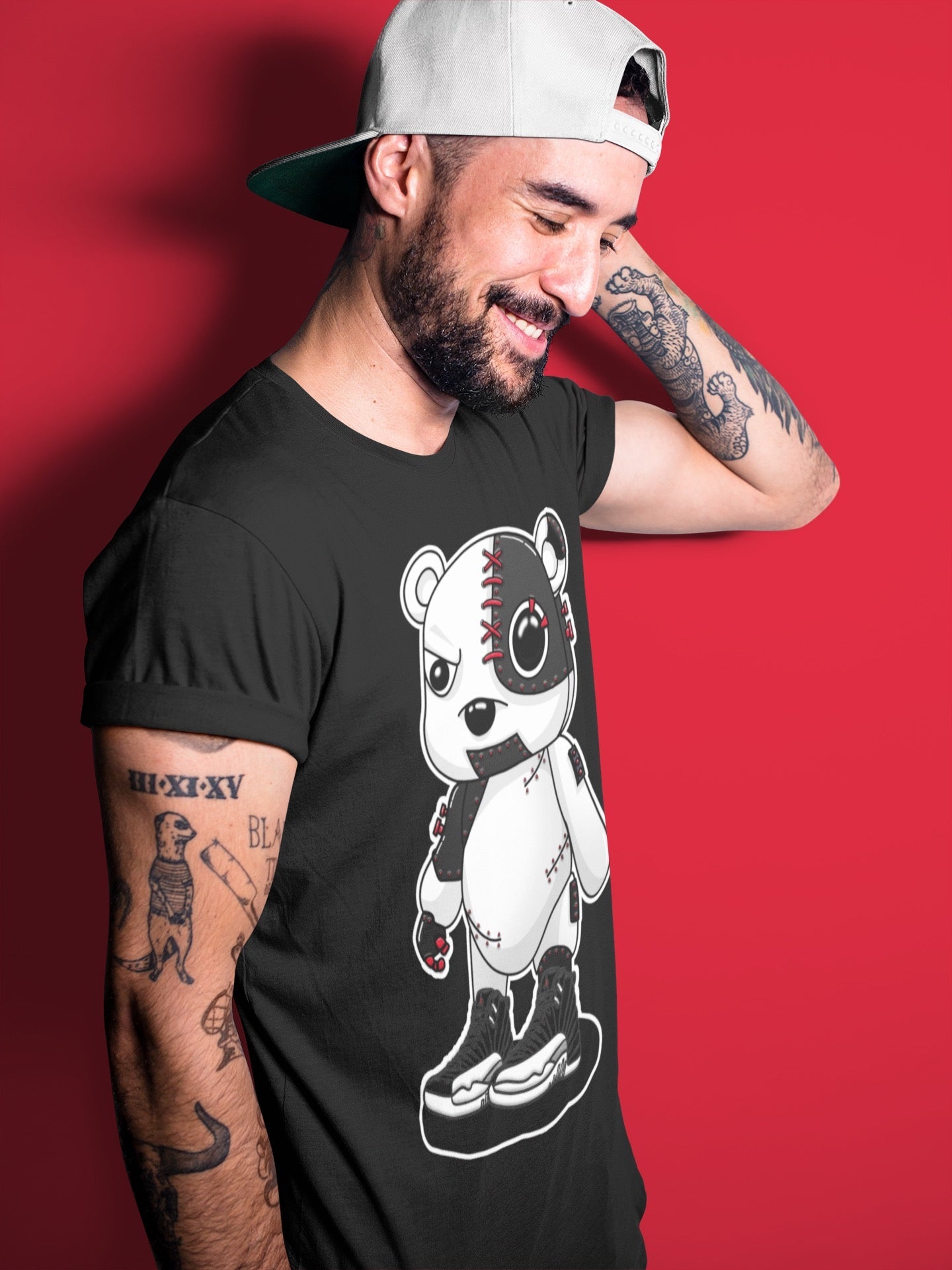 Cyborg Bear Unisex Tops - Air Jordan 12 Playoffs