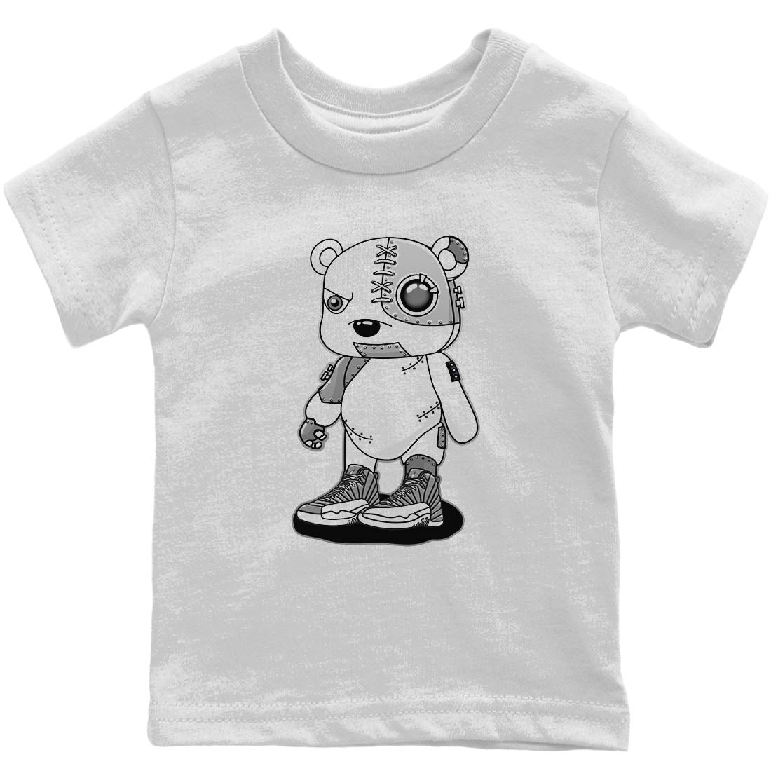 Cyborg Bear Kids Tops - Air Jordan 12 Stealth