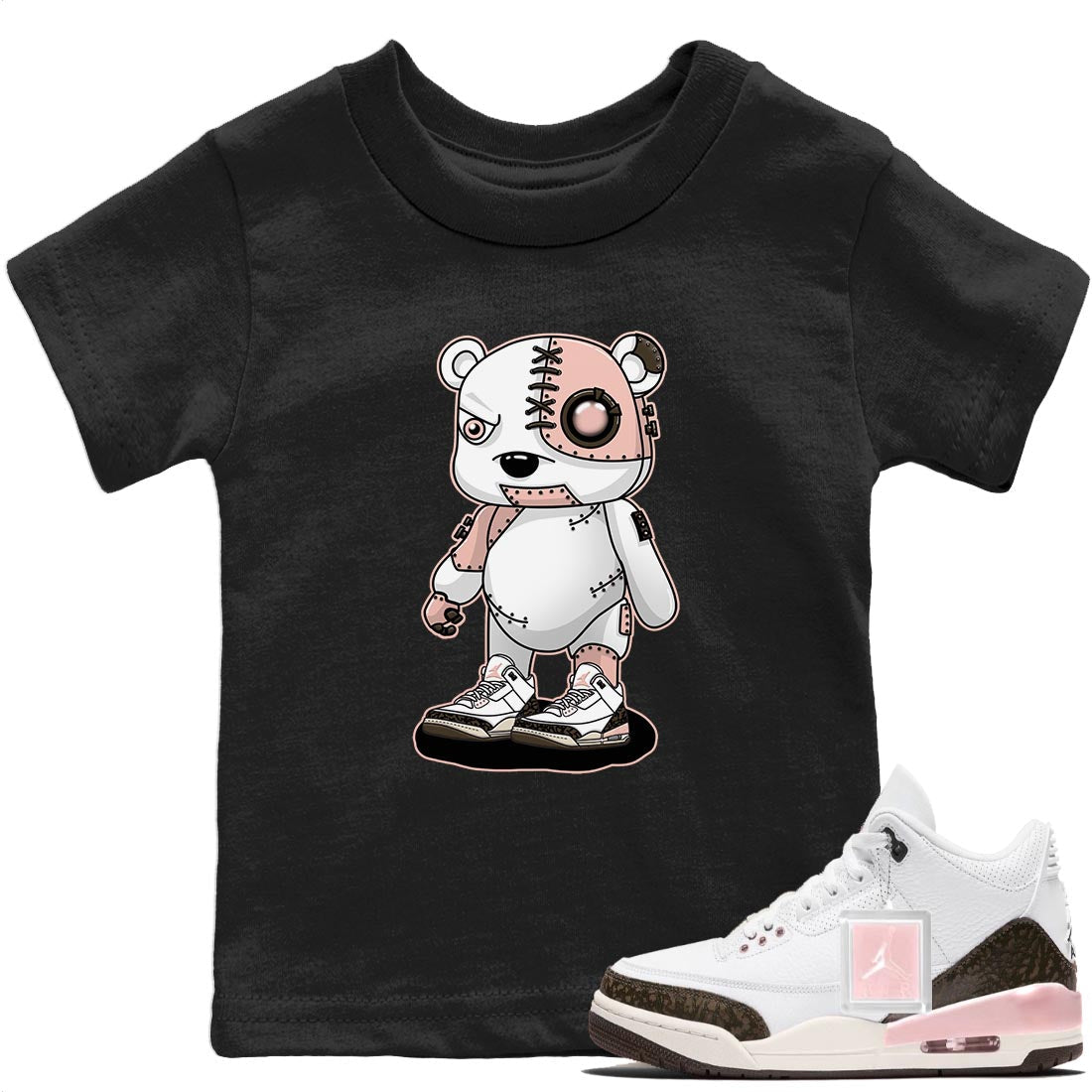 Cyborg Bear Kids Tops - Air Jordan 3 Atmosphere