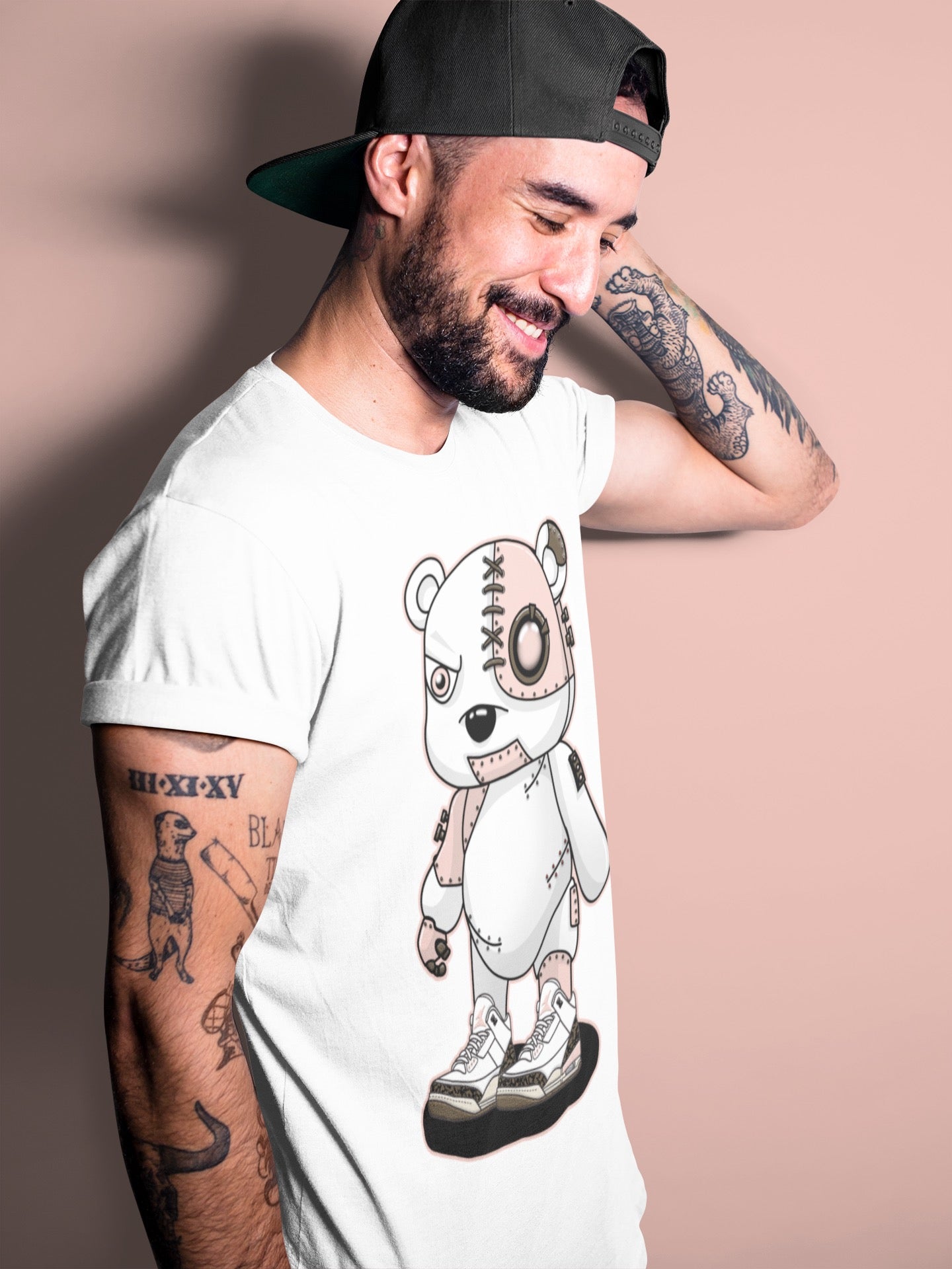 Cyborg Bear Unisex Tops - Air Jordan 3 Atmosphere