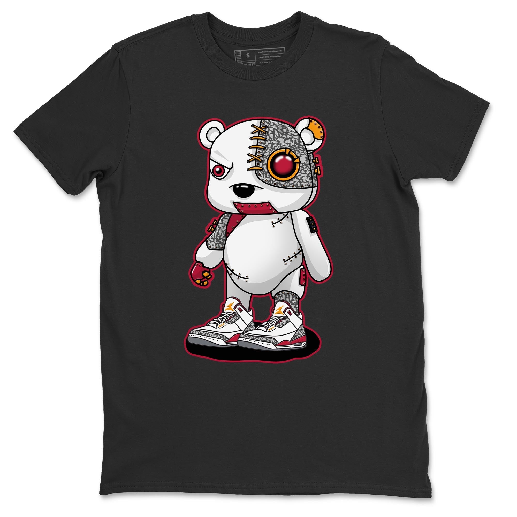 Cyborg Bear Unisex Tops - Air Jordan 3 Cardinal