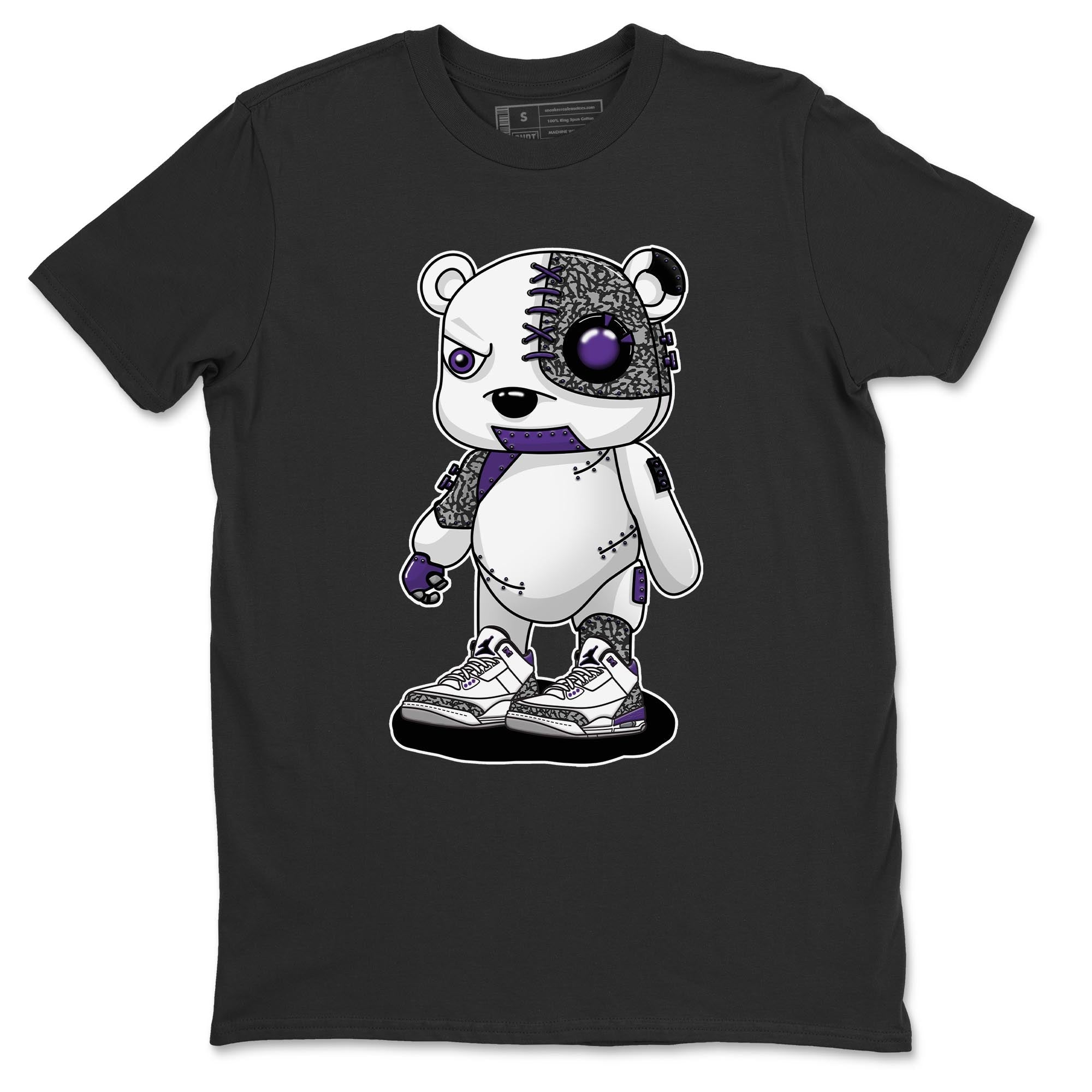 Cyborg Bear Unisex Tops - Air Jordan 3 Dark Iris