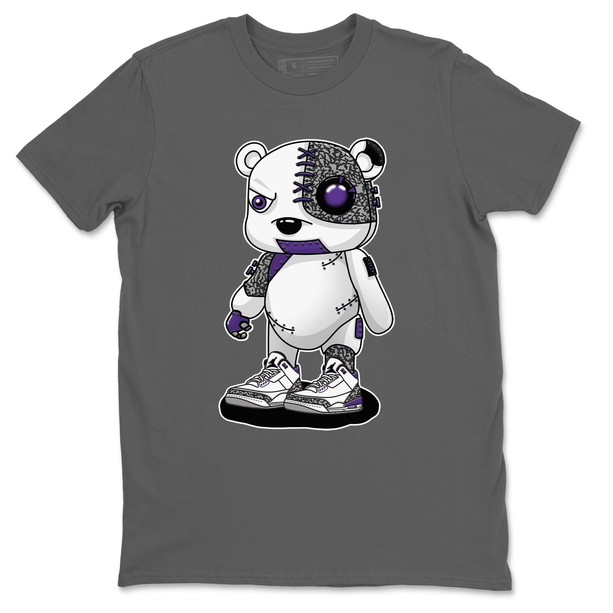 Cyborg Bear Unisex Tops - Air Jordan 3 Dark Iris
